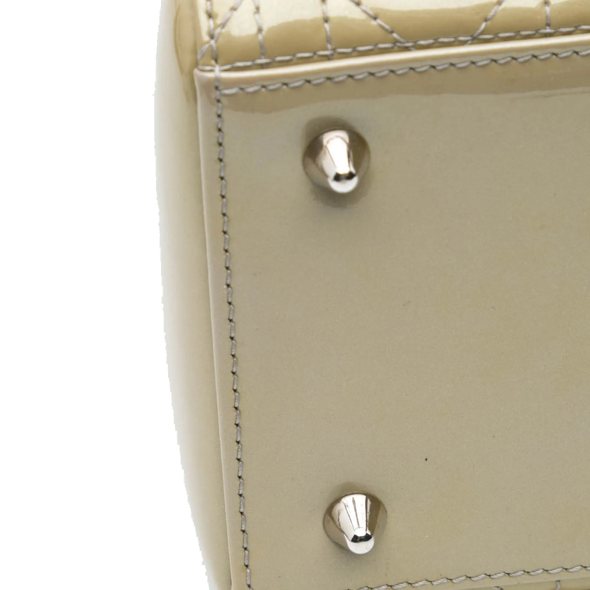 Medium Patent Cannage Lady Dior