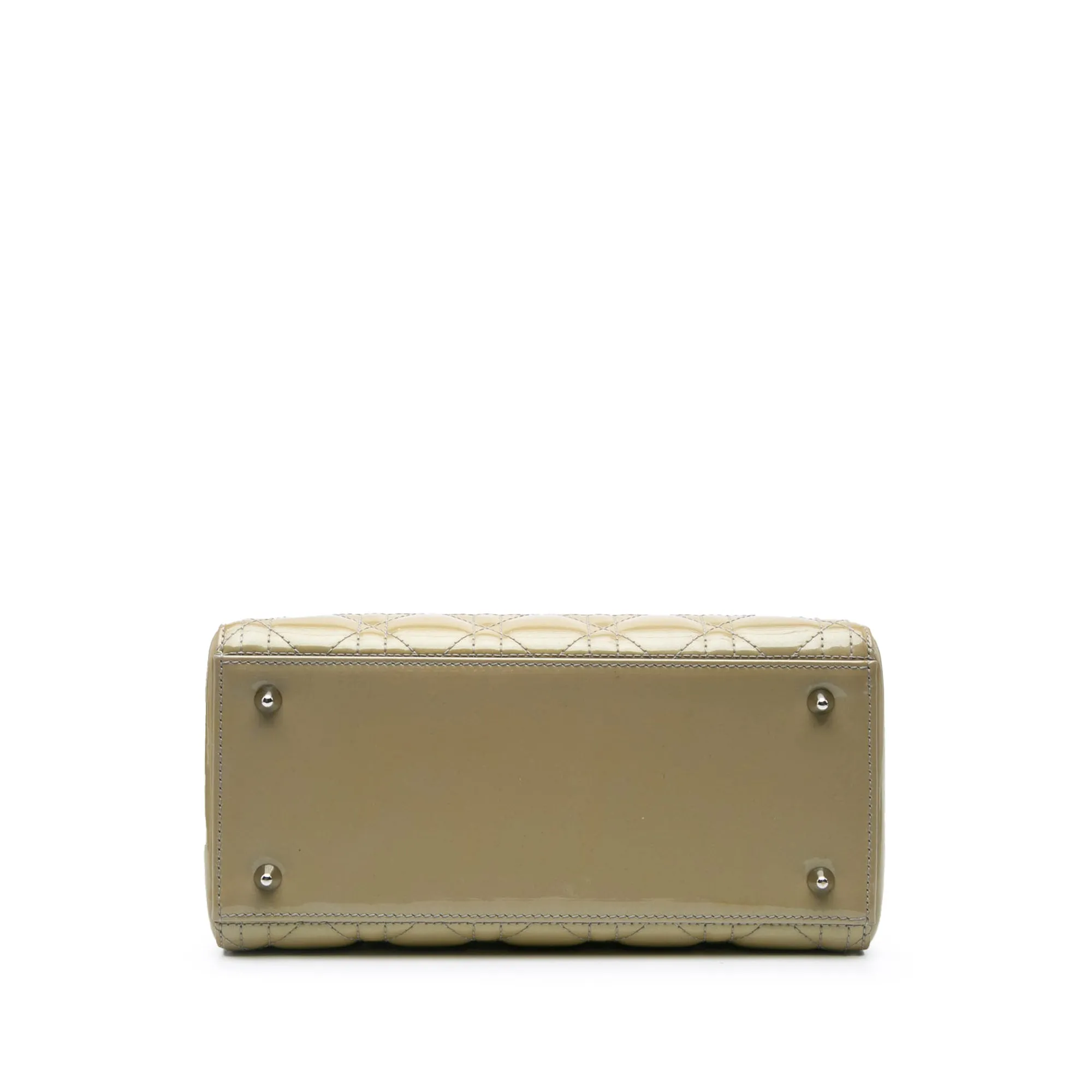 Medium Patent Cannage Lady Dior