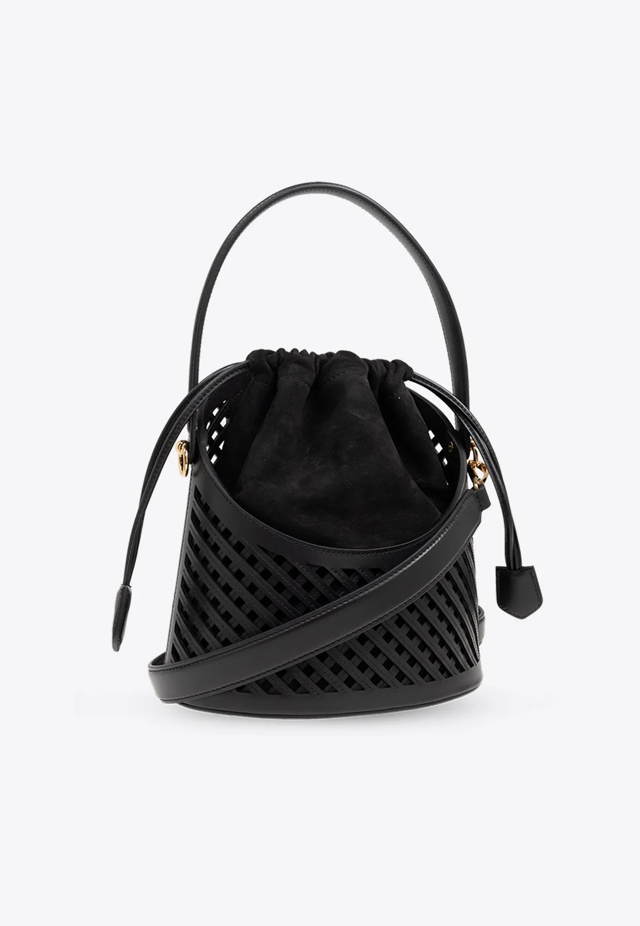 Medium Saturno Cut-Out Bucket Bag