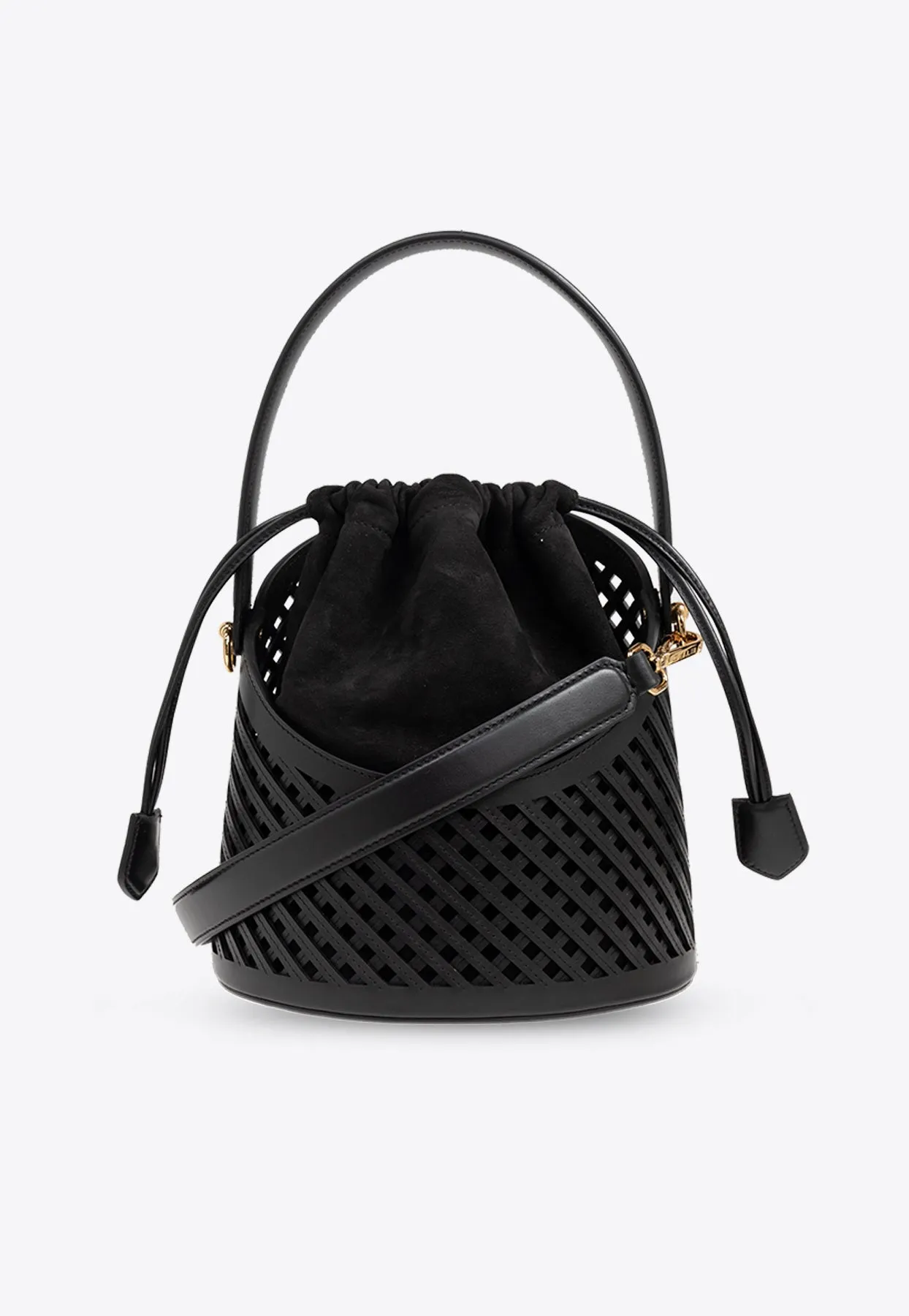Medium Saturno Cut-Out Bucket Bag