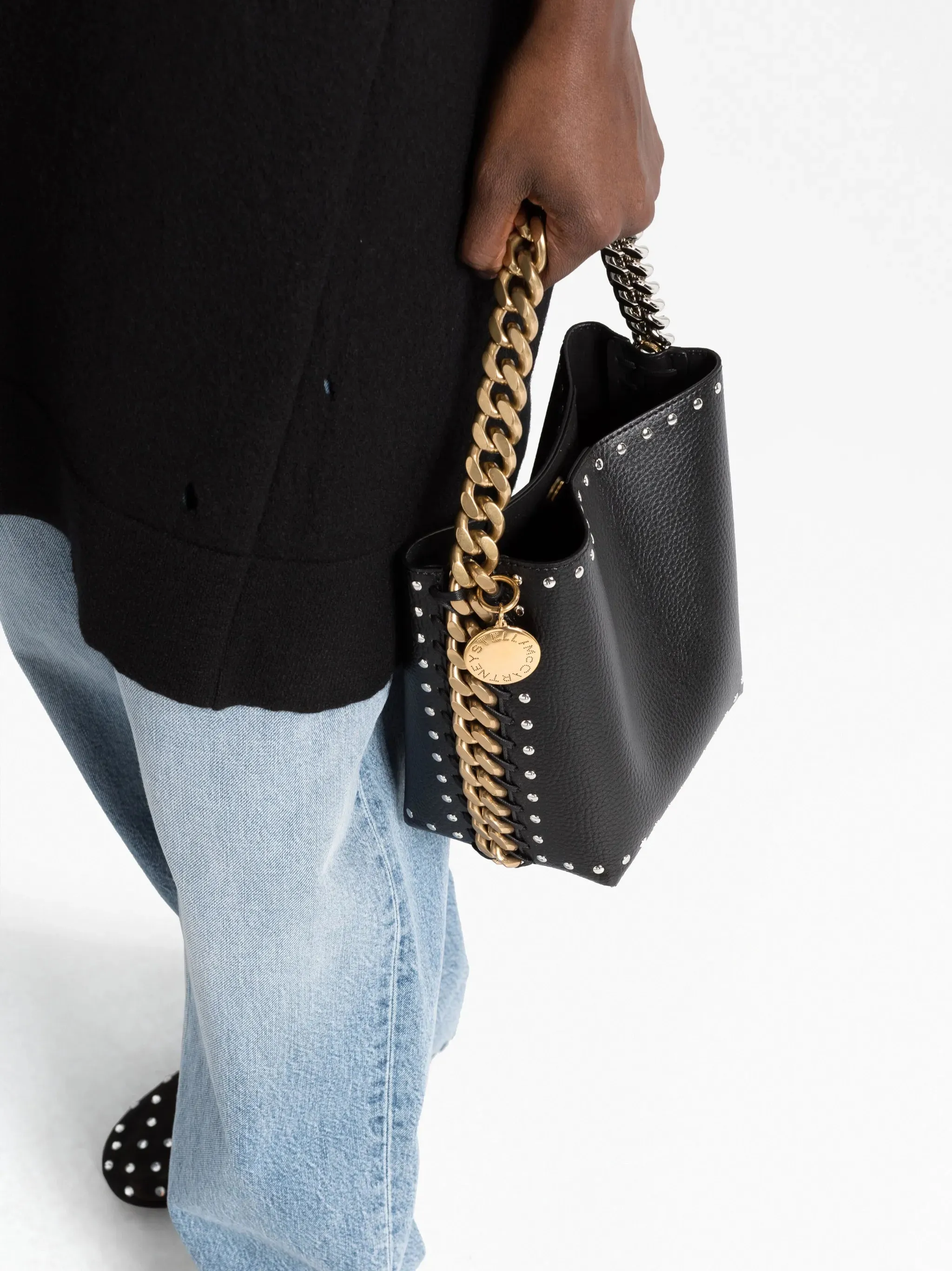 Mega sale bucket Massive offer bag Frayme studded