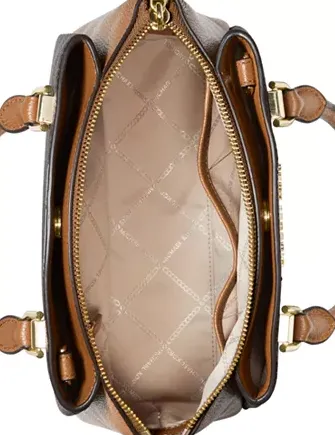 M.I.C.H.A.E.L. K.O.R.S.  MAXINE SIGNATURE LOGO DOME SATCHEL SHOULDER/CROSS BAG