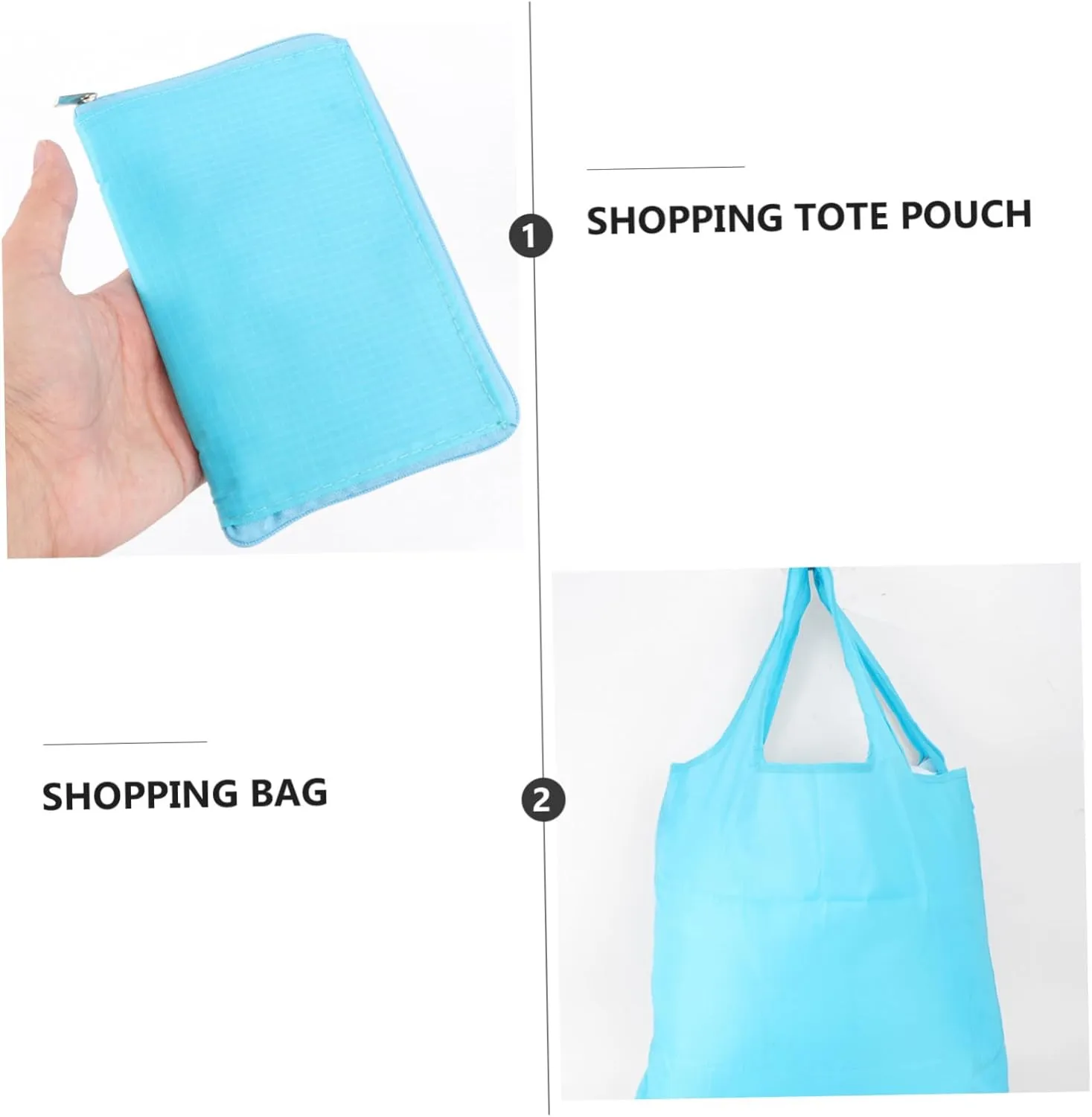 Mikinona Folding Reusable Bag Reusable Grocery Bag Shopping Printing Pouch Shopping Bag Bags Grocery Tote Bag