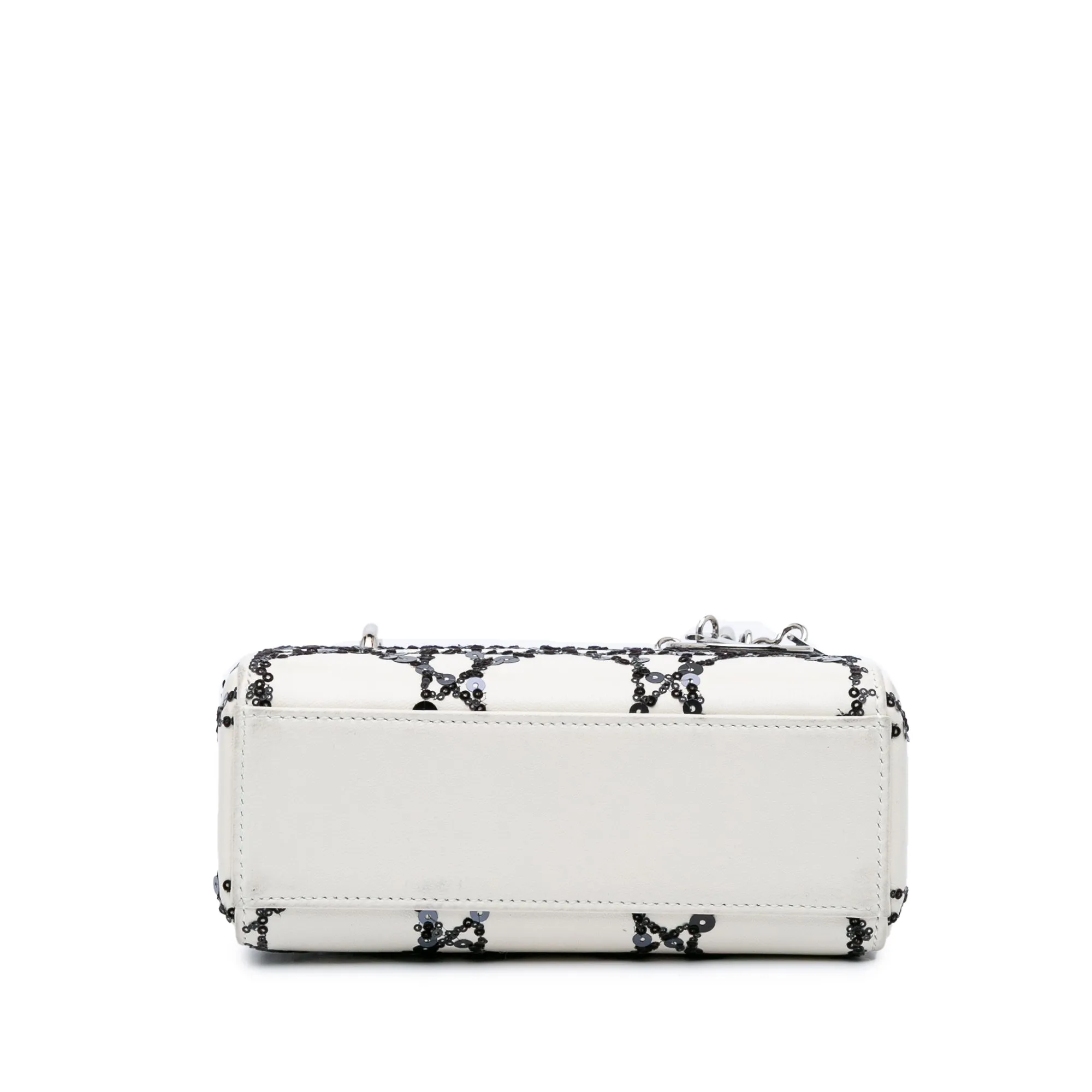 Mini Calfskin Cannage Sequin Lady Dior