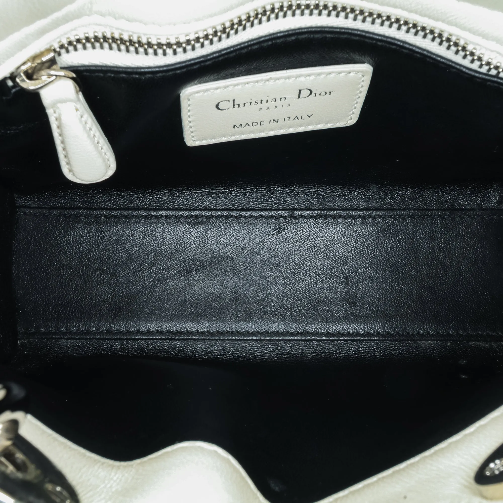 Mini Calfskin Cannage Sequin Lady Dior