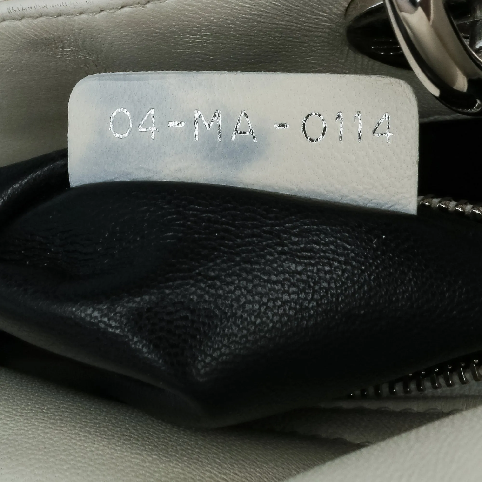 Mini Calfskin Cannage Sequin Lady Dior