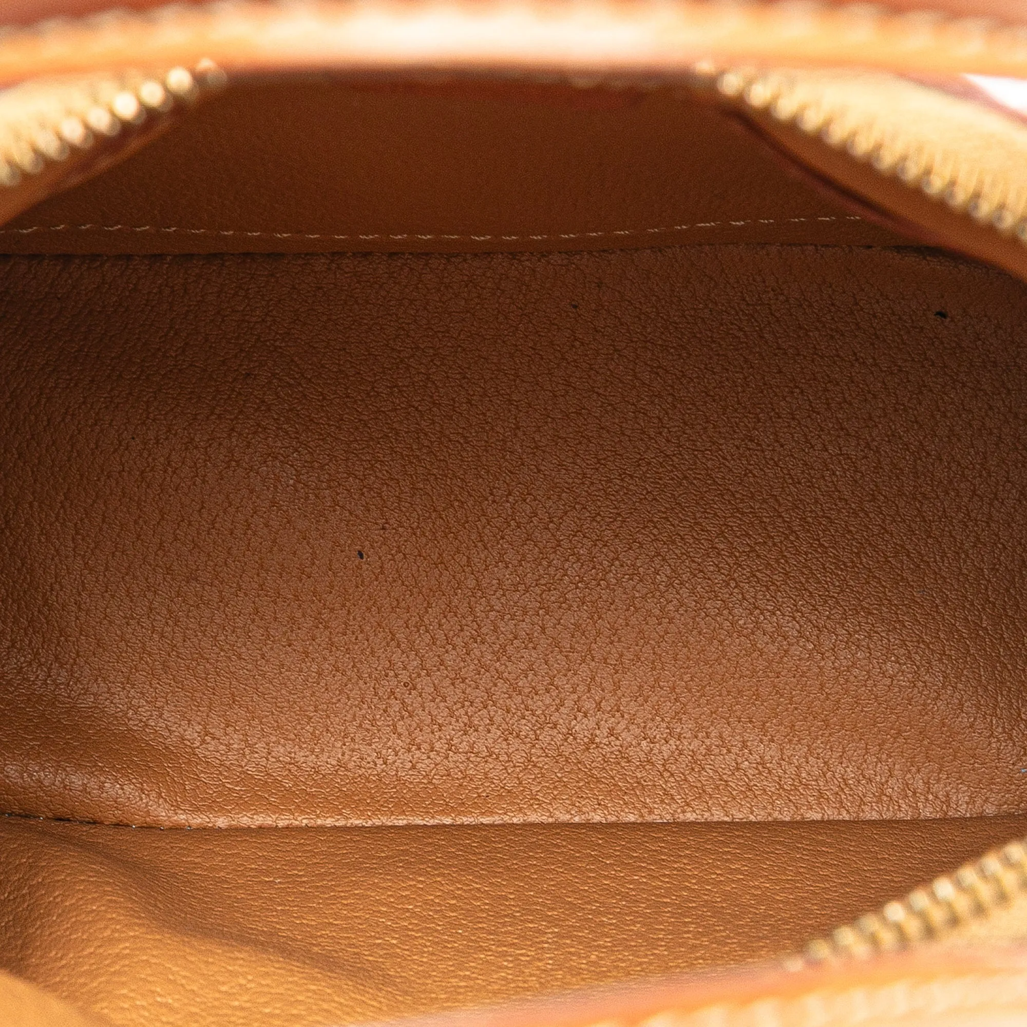 Mini Macadam Coated Canvas Dome Satchel
