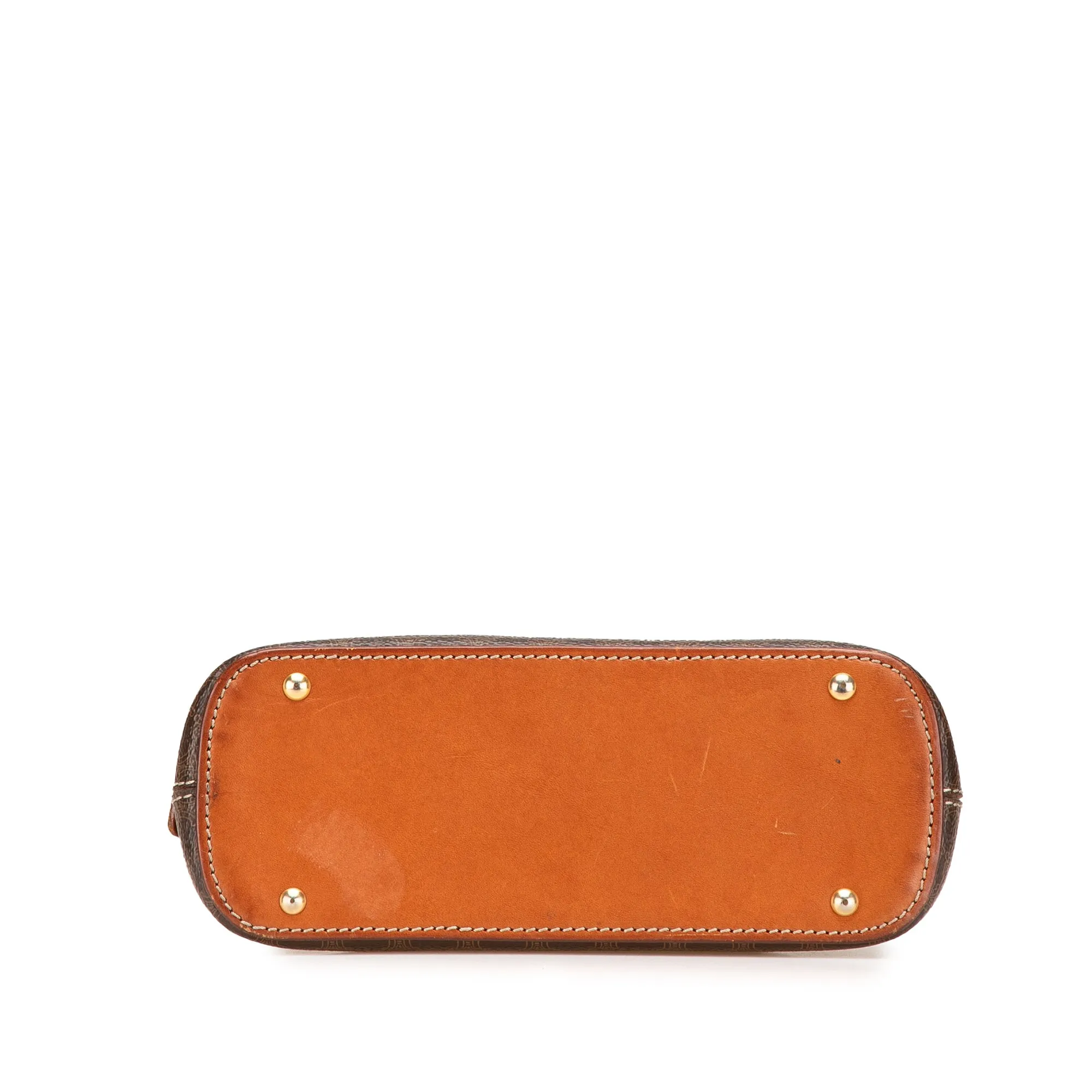 Mini Macadam Coated Canvas Dome Satchel