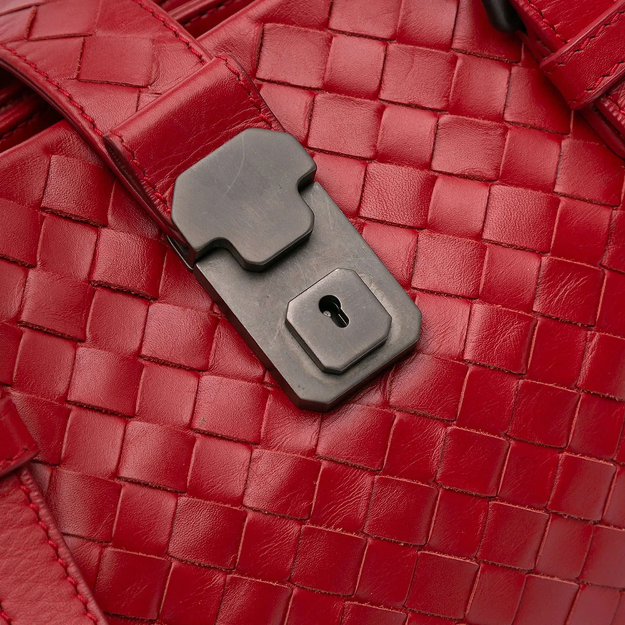 Mini Nappa Intrecciato Roma Satchel