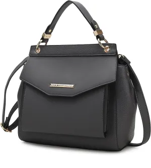MKF Collection Satchel Convertible Handbag, Women’s Backpack, Satchel & Crossbody 3-in-1 Top-Handle Purse