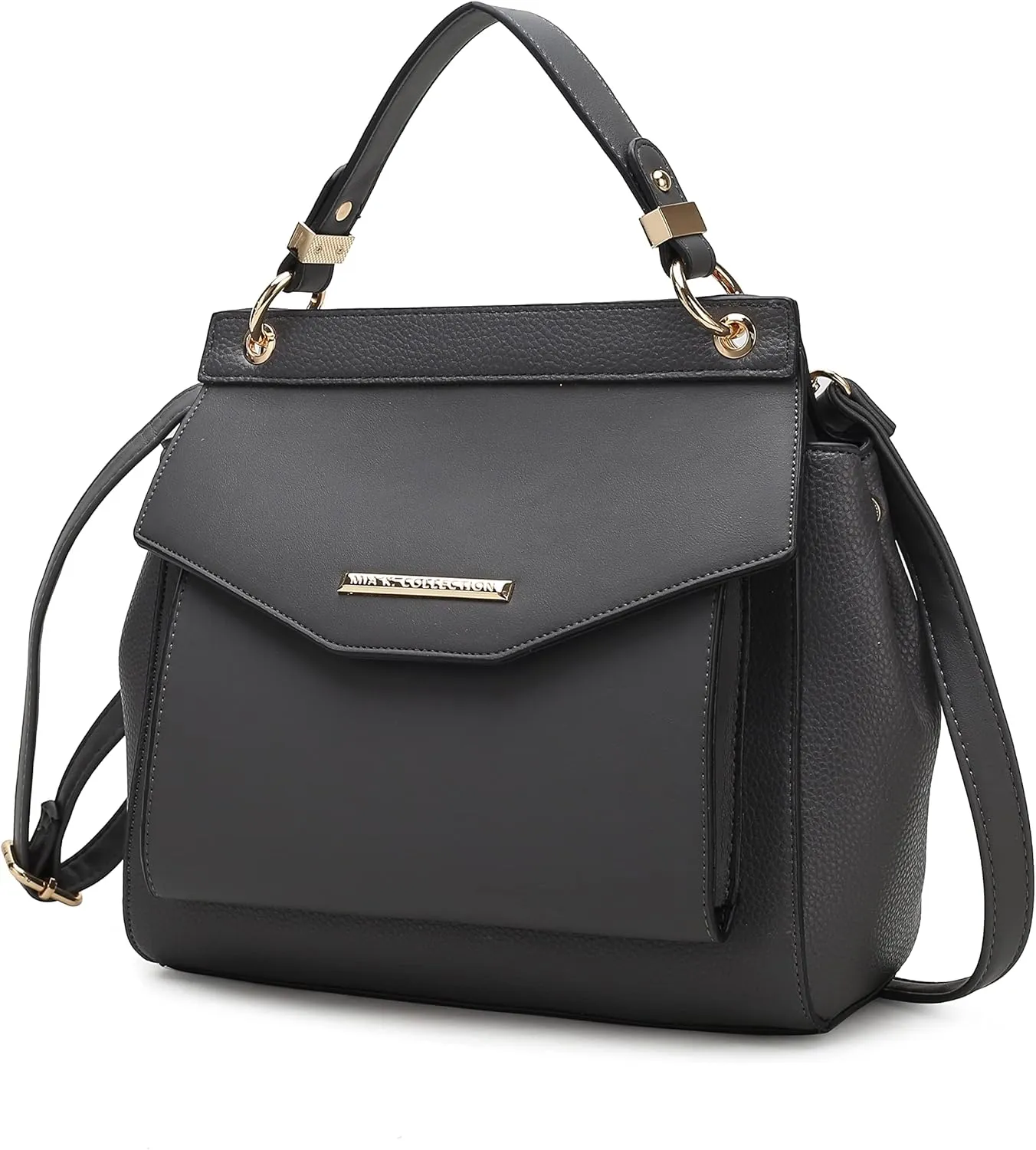 MKF Collection Satchel Convertible Handbag, Women’s Backpack, Satchel & Crossbody 3-in-1 Top-Handle Purse