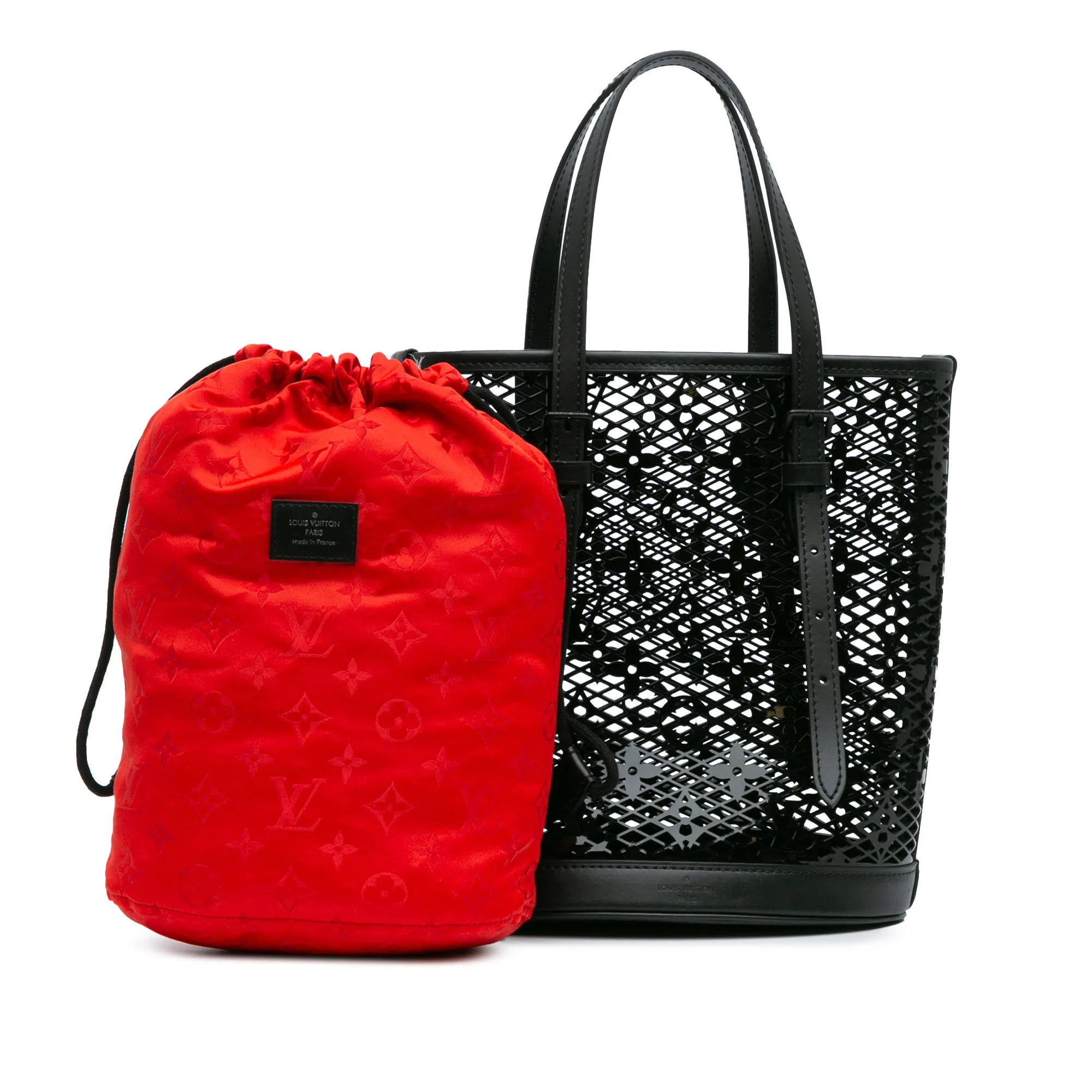 Monogram Lace Bucket PM