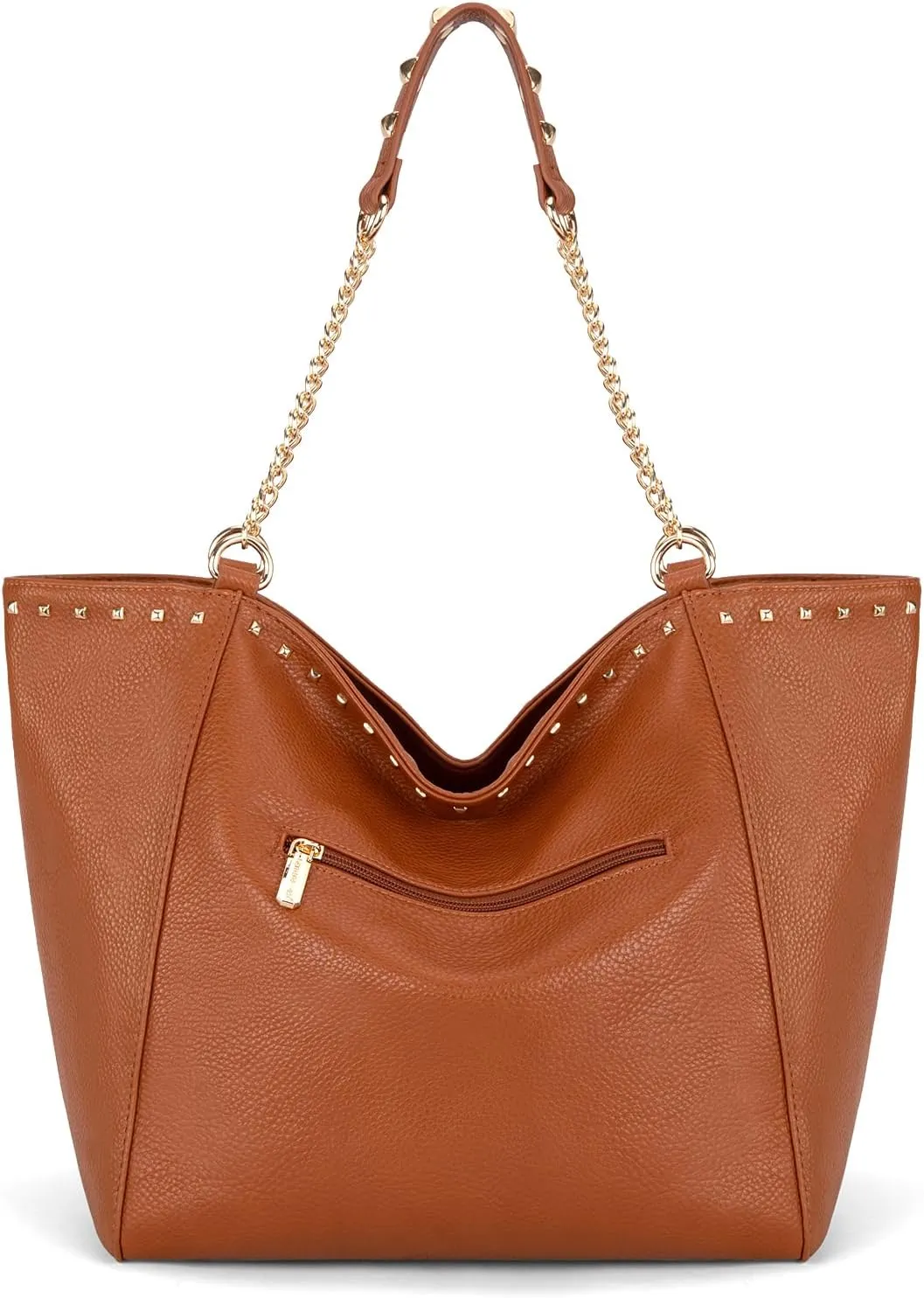 Montana West Large Tote Bag for Women Oversized Shoulder Purses with Chain Handbags
