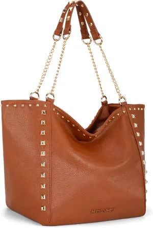 Montana West Large Tote Bag for Women Oversized Shoulder Purses with Chain Handbags