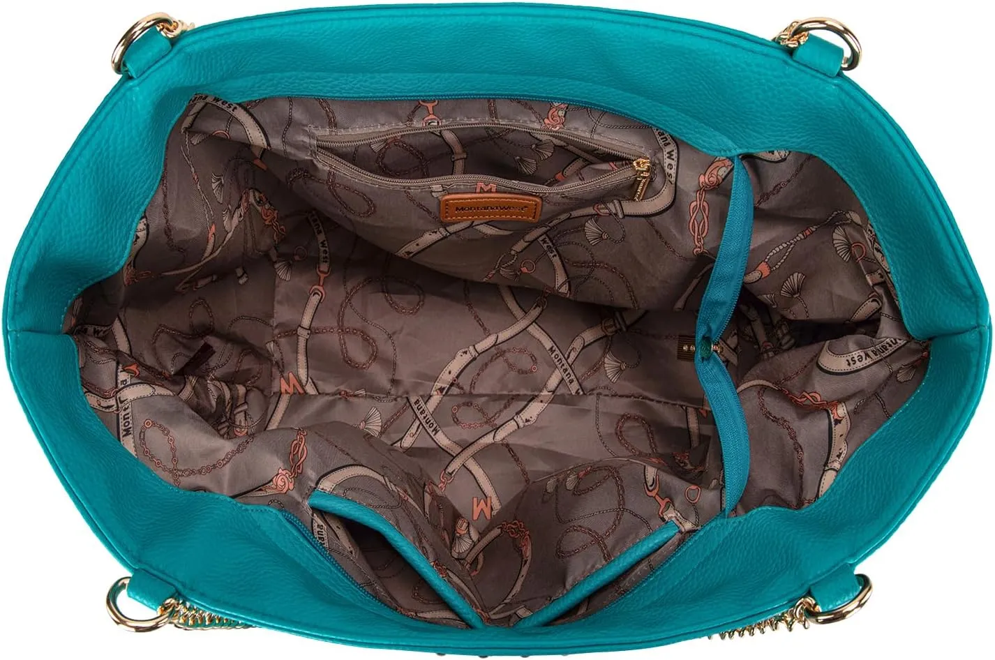 Montana West Large Tote Bag for Women Oversized Shoulder Purses with Chain Handbags