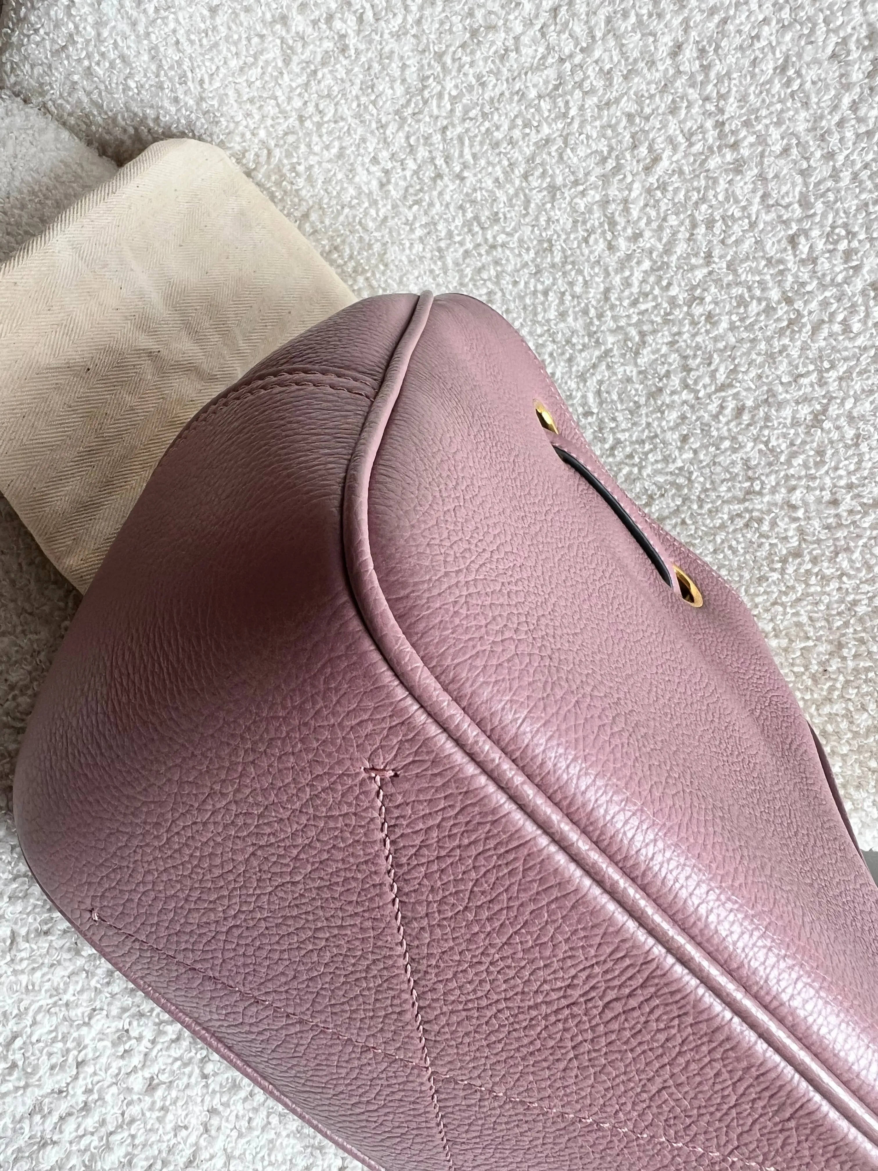 Mulberry Mocha Rose Small Hampstead Bucket Bag (RRP £895)