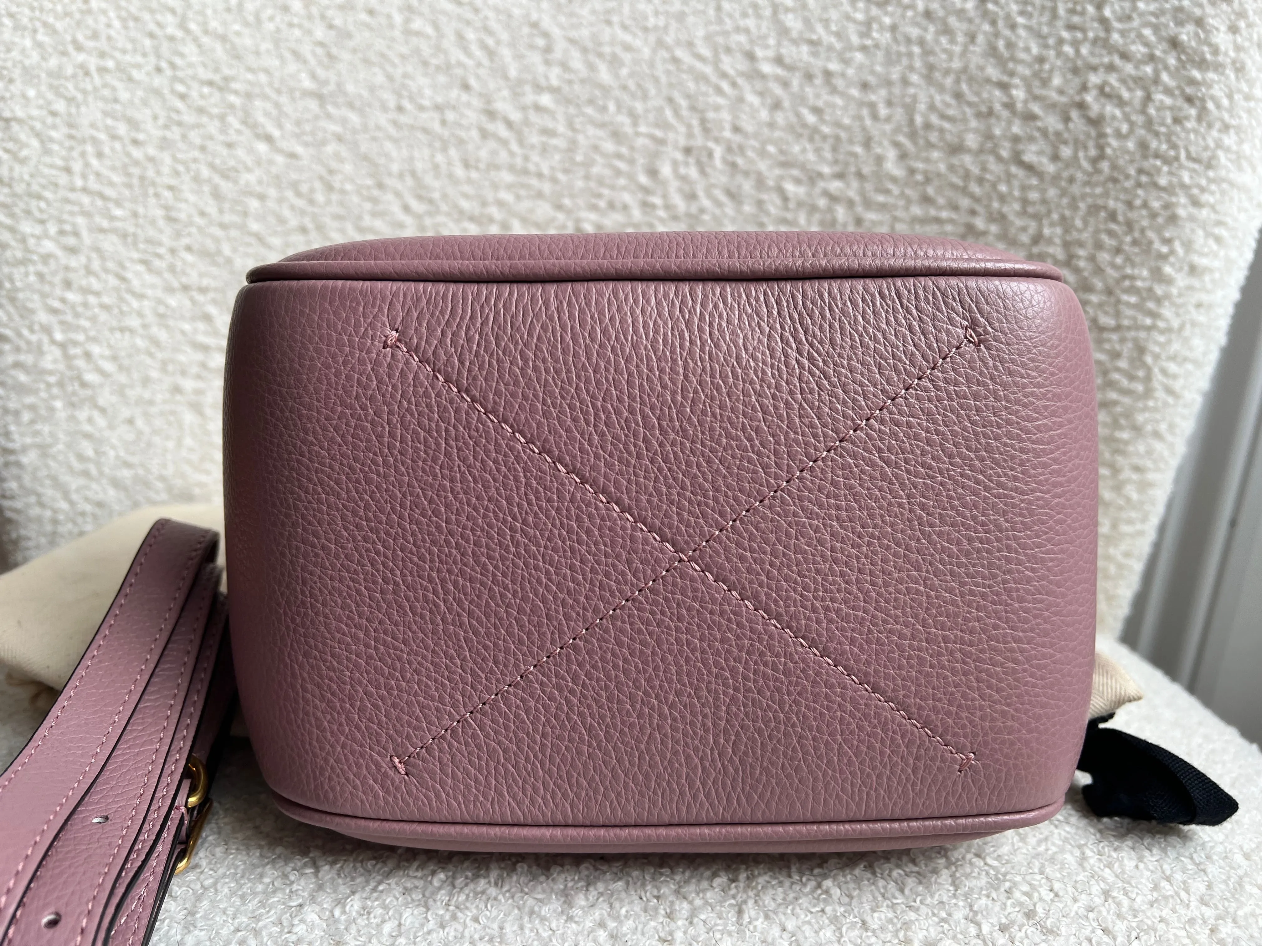 Mulberry Mocha Rose Small Hampstead Bucket Bag (RRP £895)