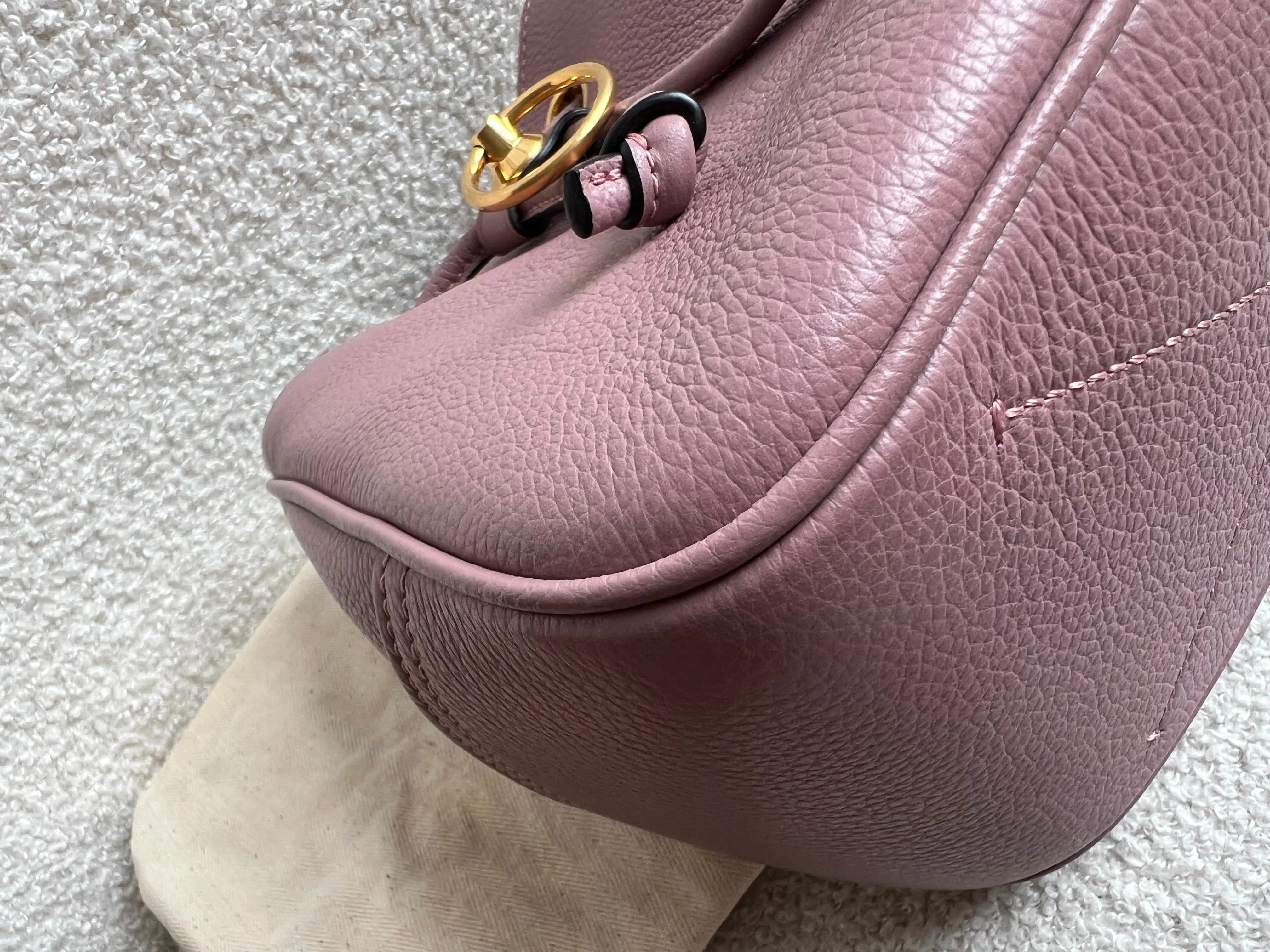 Mulberry Mocha Rose Small Hampstead Bucket Bag (RRP £895)