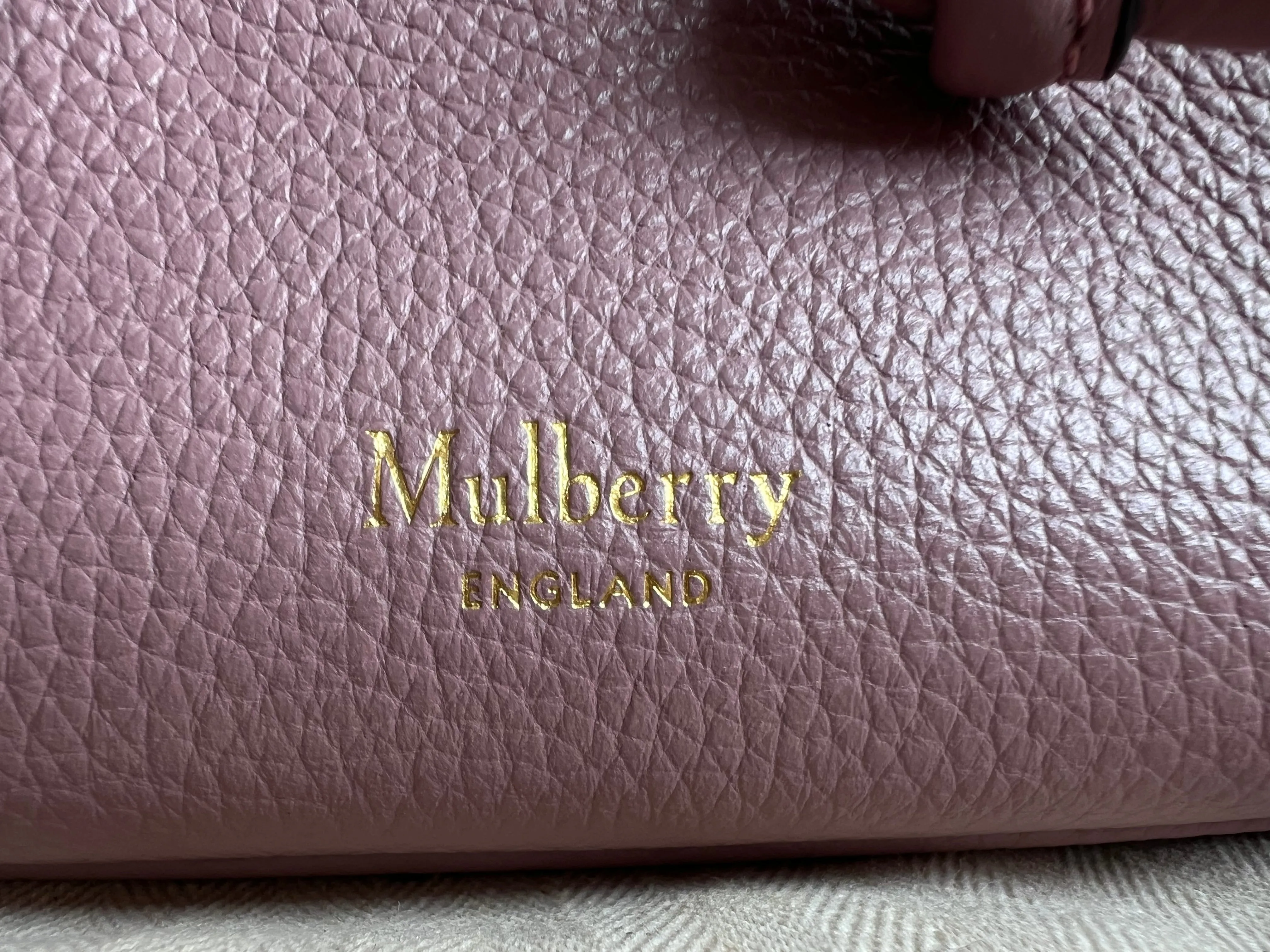 Mulberry Mocha Rose Small Hampstead Bucket Bag (RRP £895)