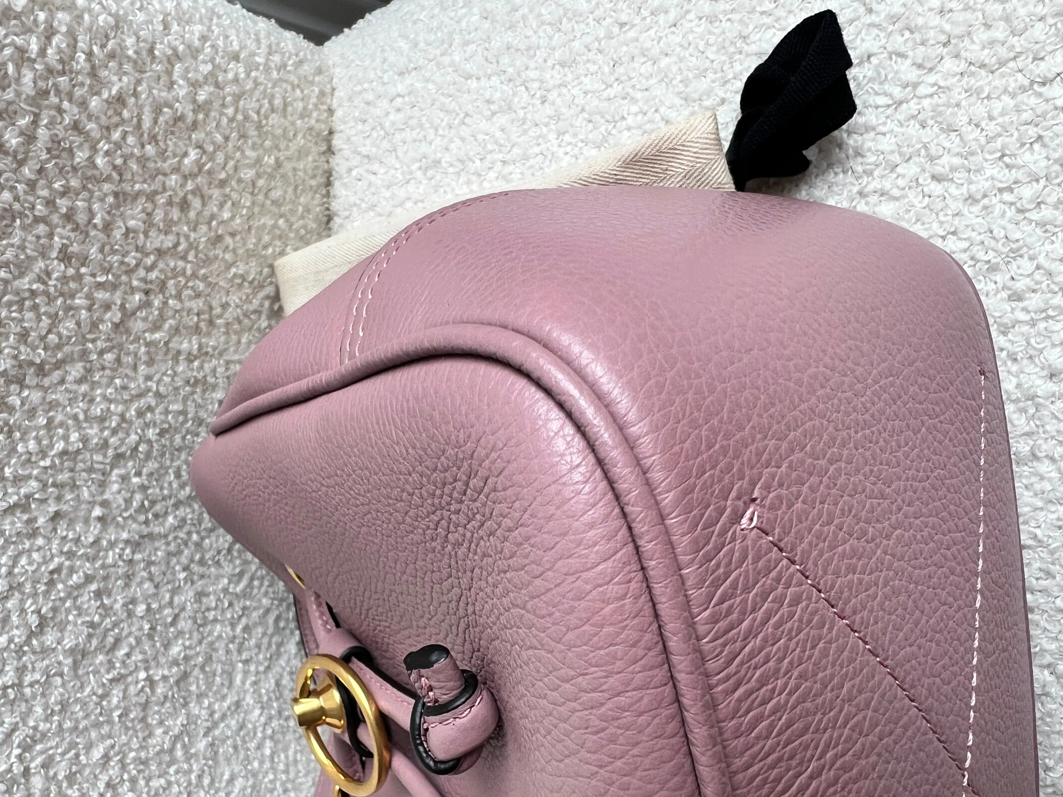 Mulberry Mocha Rose Small Hampstead Bucket Bag (RRP £895)