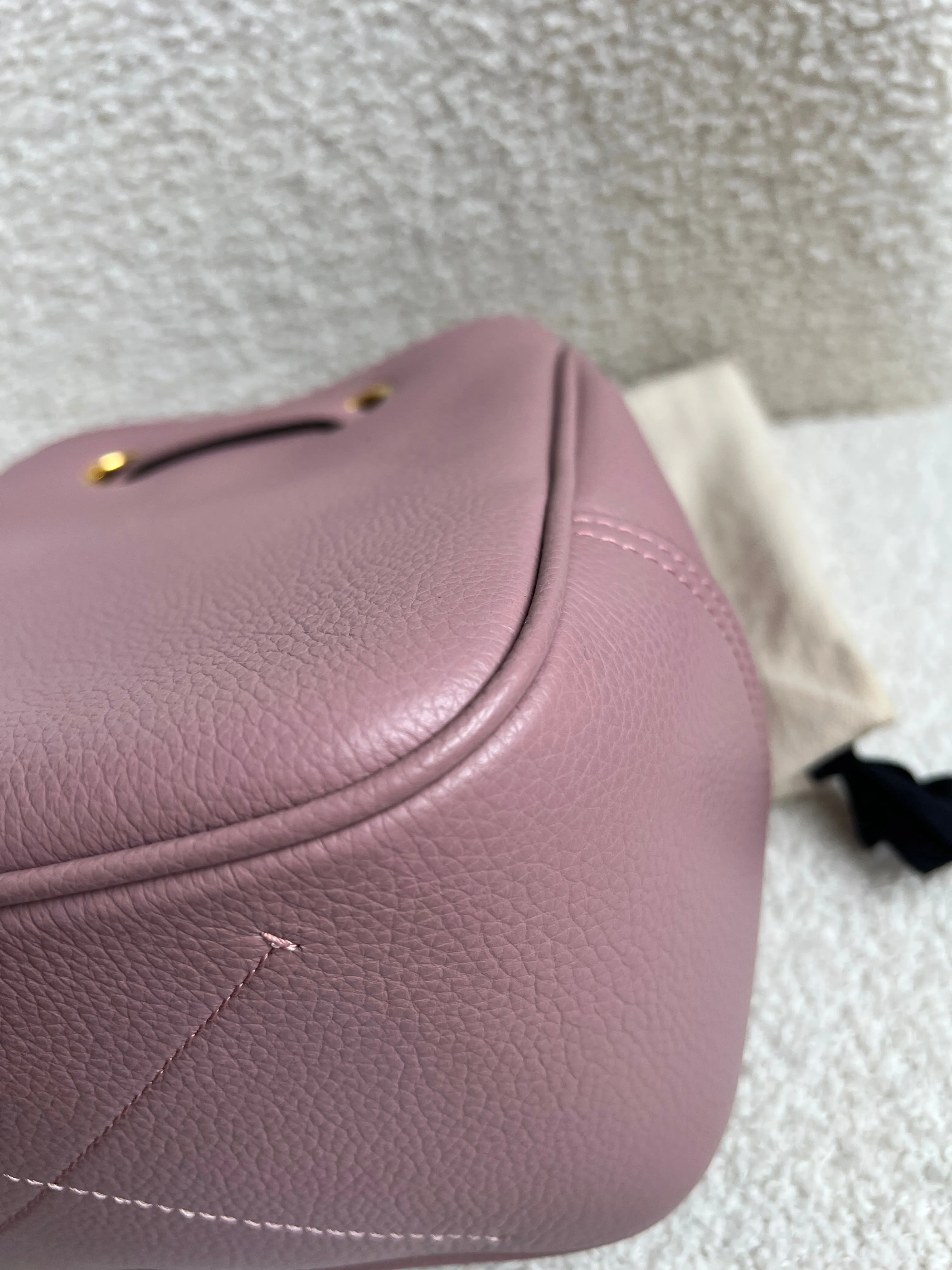 Mulberry Mocha Rose Small Hampstead Bucket Bag (RRP £895)