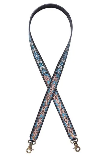 Myra Bag Fireside Glimmer Hand-Tooled Strap S-7574