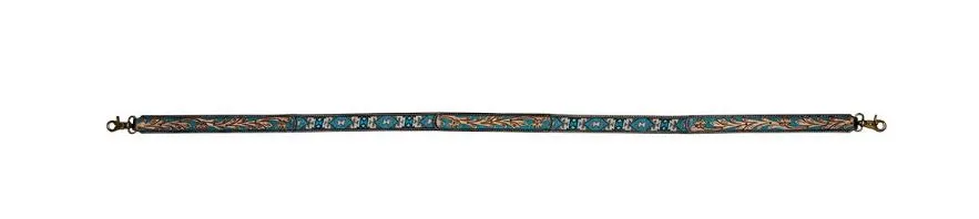 Myra Bag Fireside Glimmer Hand-Tooled Strap S-7574