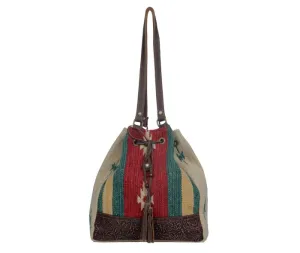 Myra Radiant Red Bucket Bag
