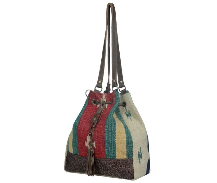 Myra Radiant Red Bucket Bag