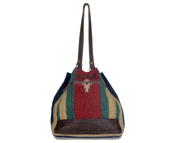 Myra Radiant Red Bucket Bag