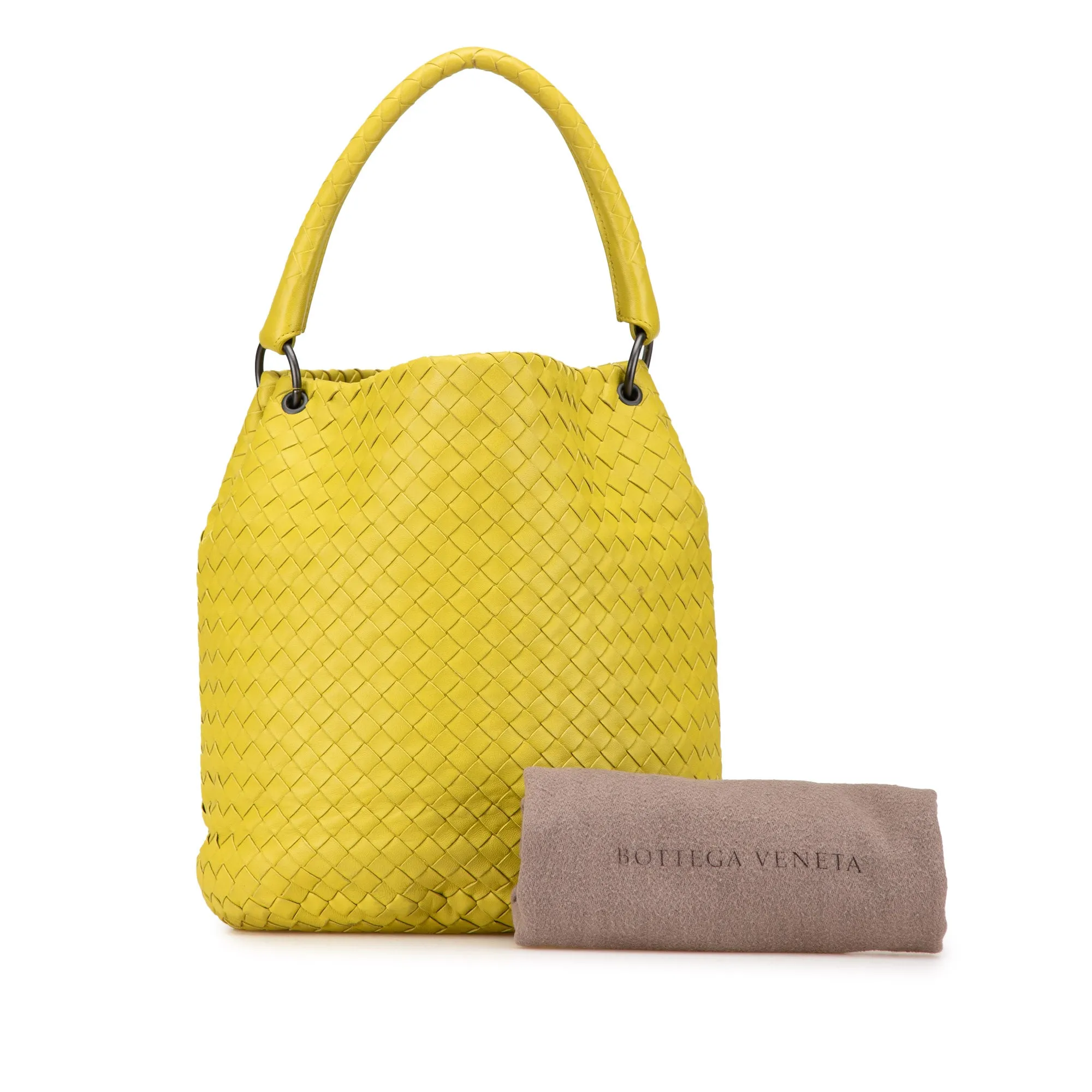 Nappa Intrecciato Bucket Bag