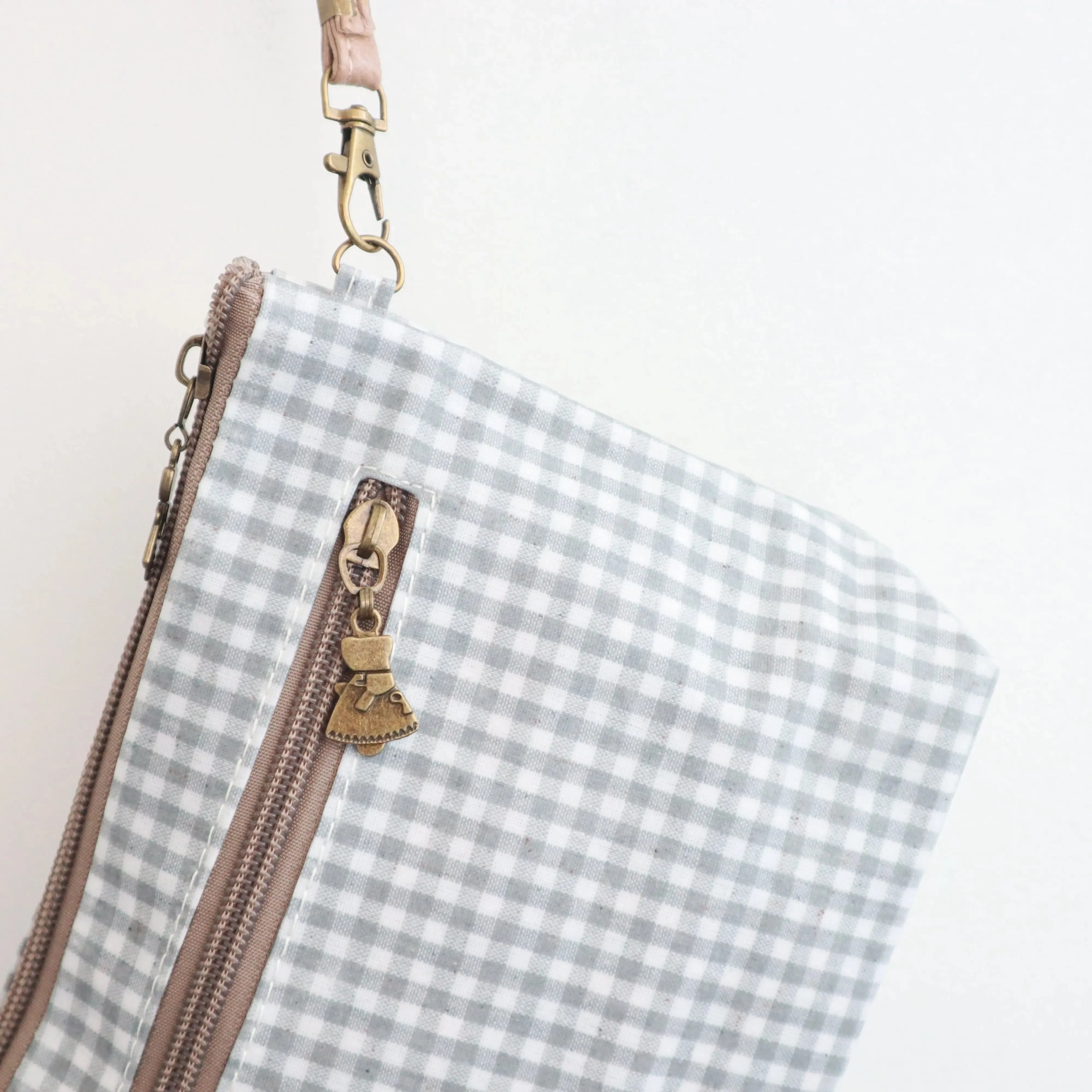 Neceser mini waterproof Vichy Gris Bags Garden