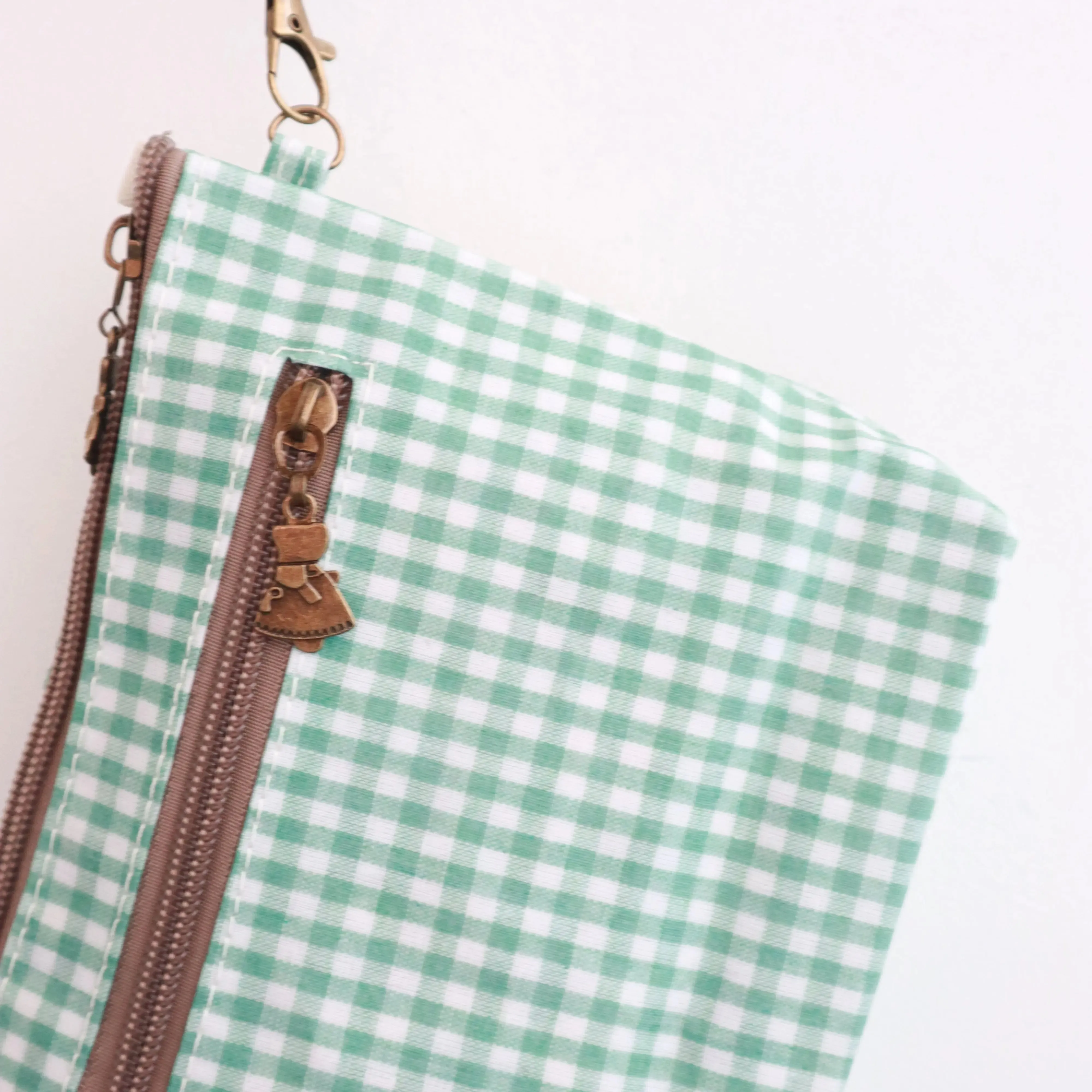 Neceser mini waterproof Vichy Mint Bags Garden