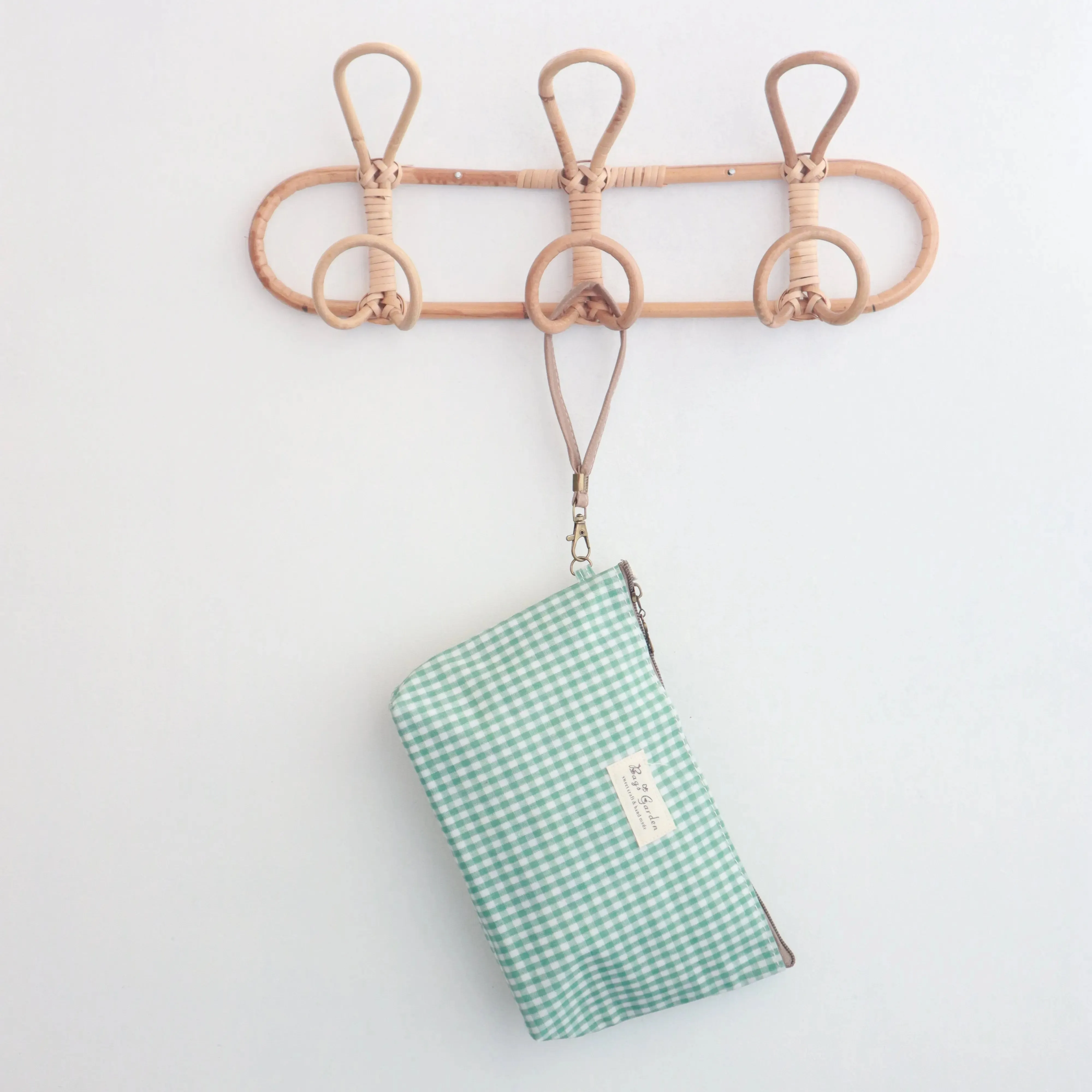 Neceser mini waterproof Vichy Mint Bags Garden