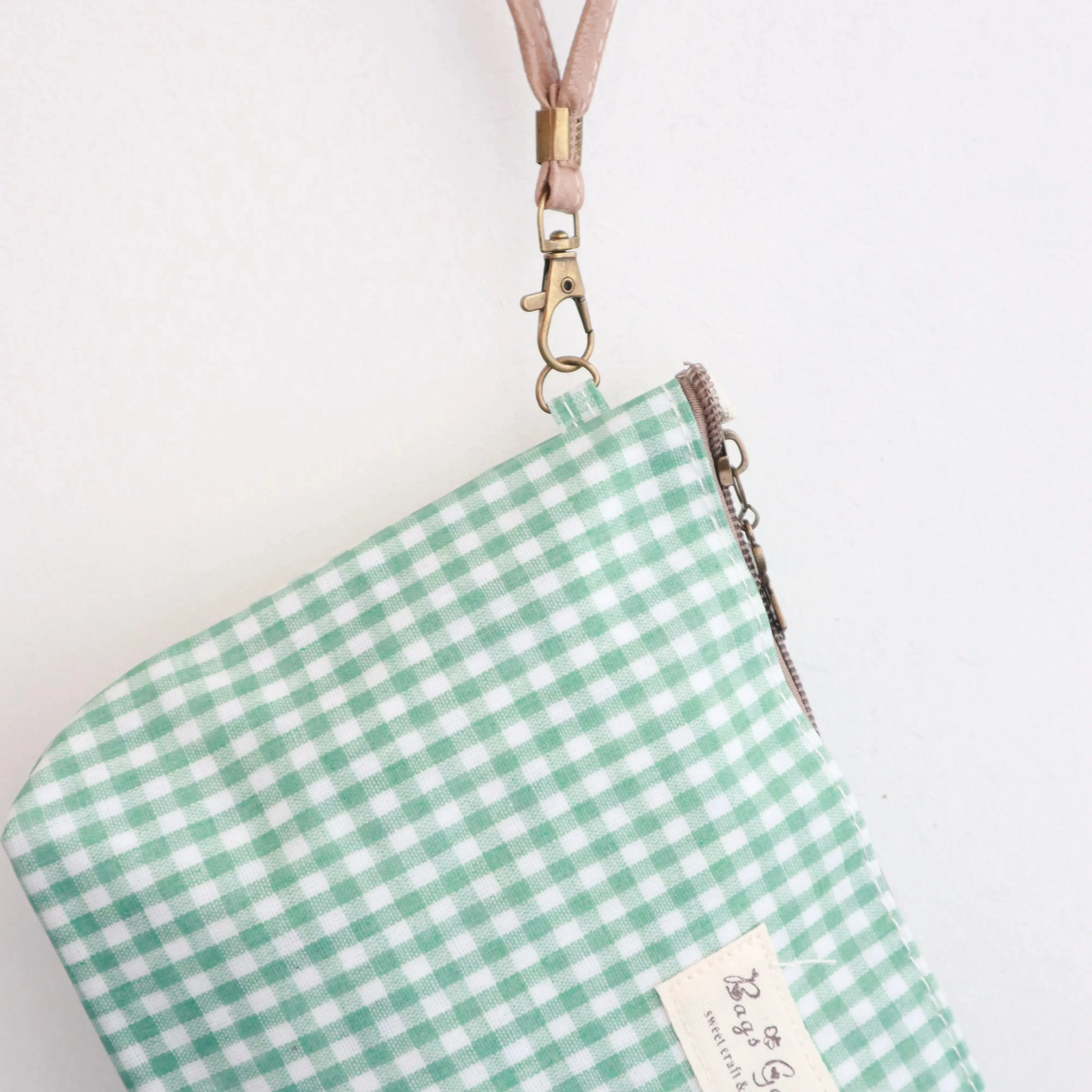 Neceser mini waterproof Vichy Mint Bags Garden