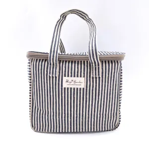 Neverita waterproof cuadrada Rayas Negra Bags Garden