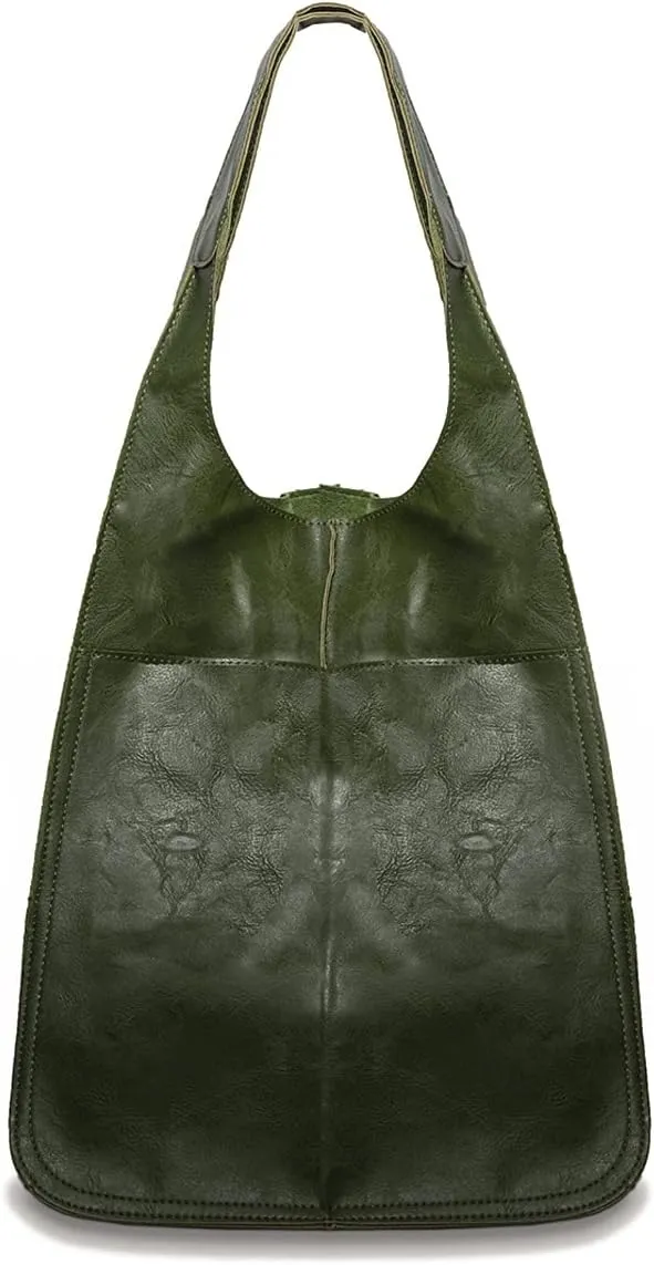 NICOLE & DORIS Large Carry on Handbags Oversized Tote Bags for Women Hobo and Shoulder Bags Soft PU Leather Shopping Bag