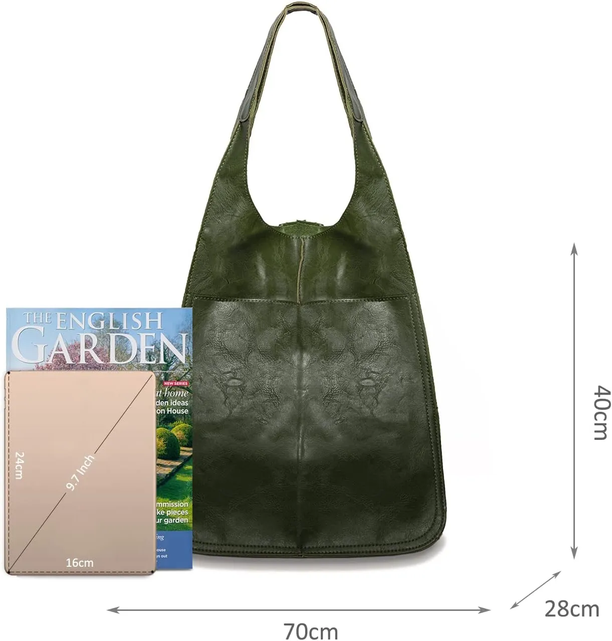 NICOLE & DORIS Large Carry on Handbags Oversized Tote Bags for Women Hobo and Shoulder Bags Soft PU Leather Shopping Bag