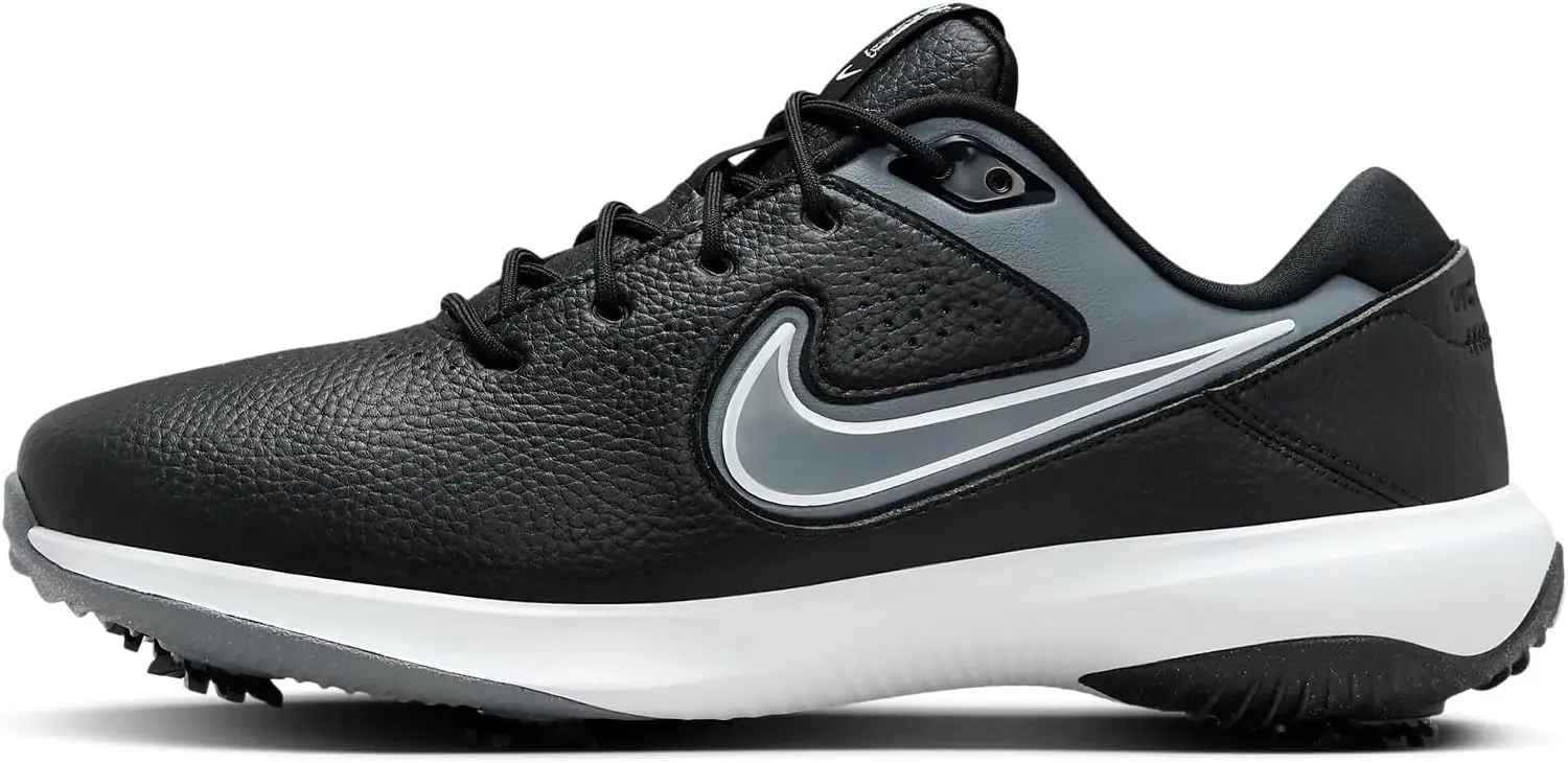 Nike Victory Pro 3 Men's Golf Shoes (DV6800-003, Black/Cool Grey/White) Size 9.5