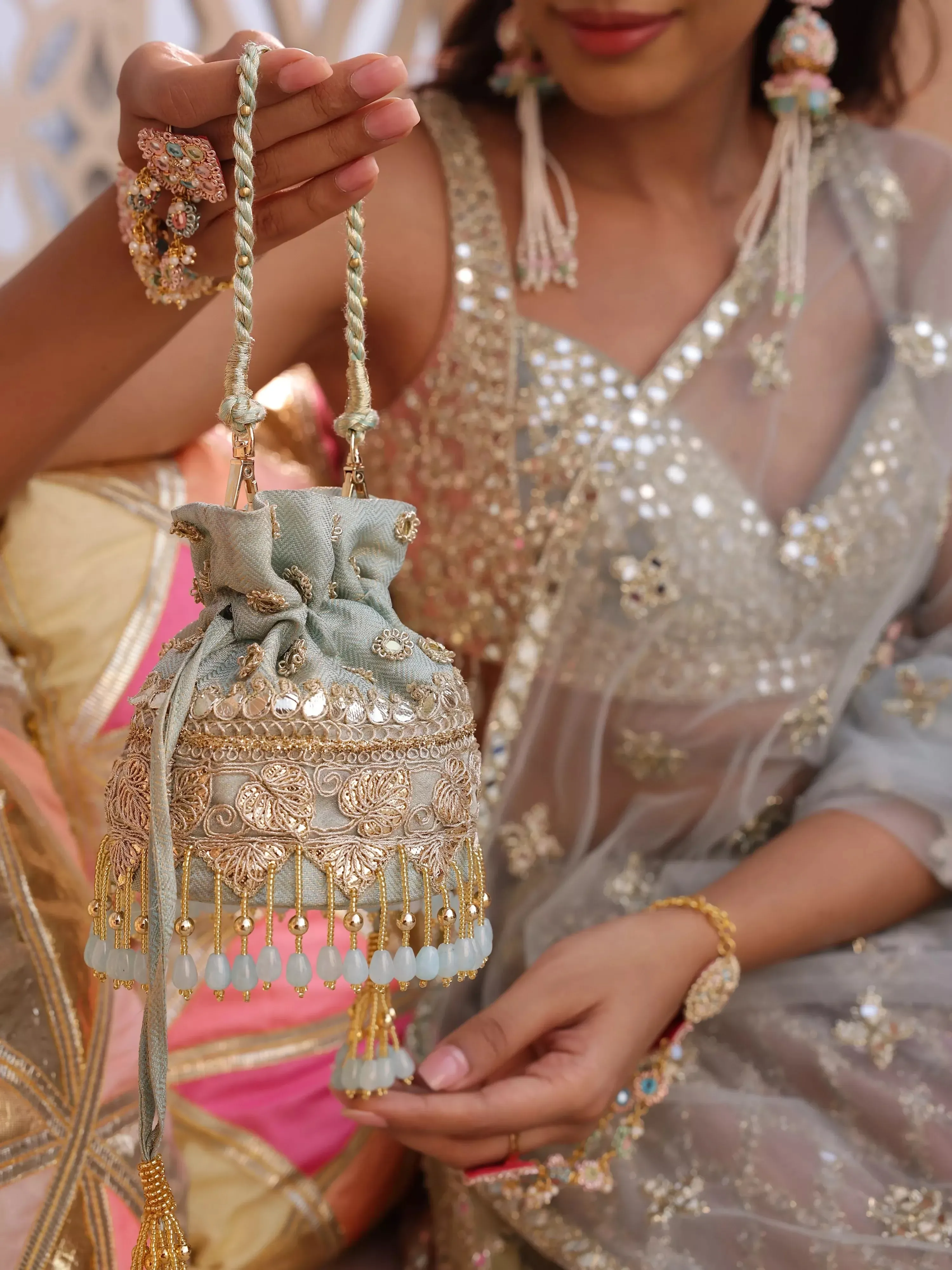 Noorani Silk Potli