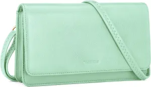 nuoku Crossbody Bag for Women, Phone Wallet Purses PU Leather Satchel, Small Shoulder Bags