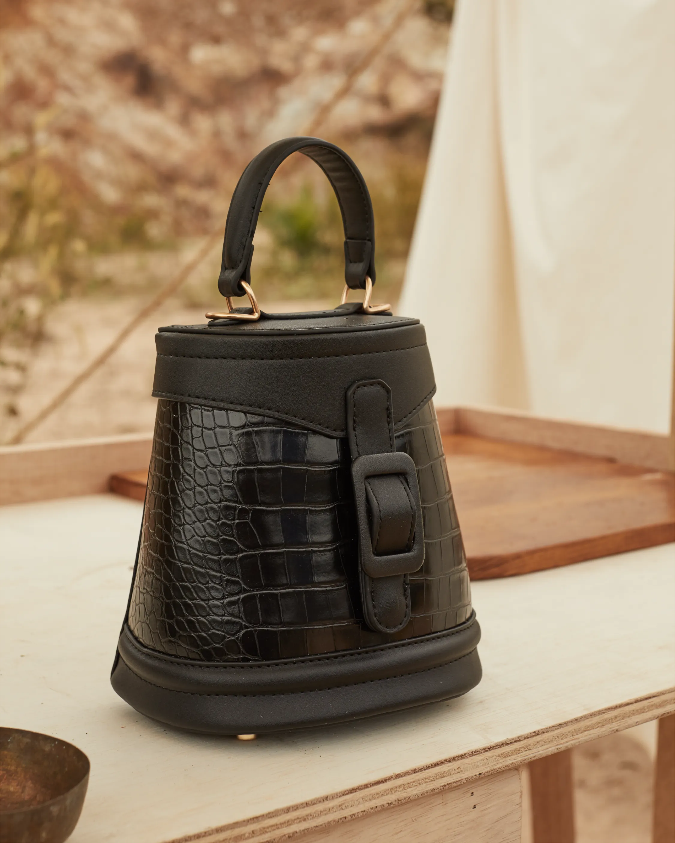 Nurita Harith Noaya Bucket Bag (Black)
