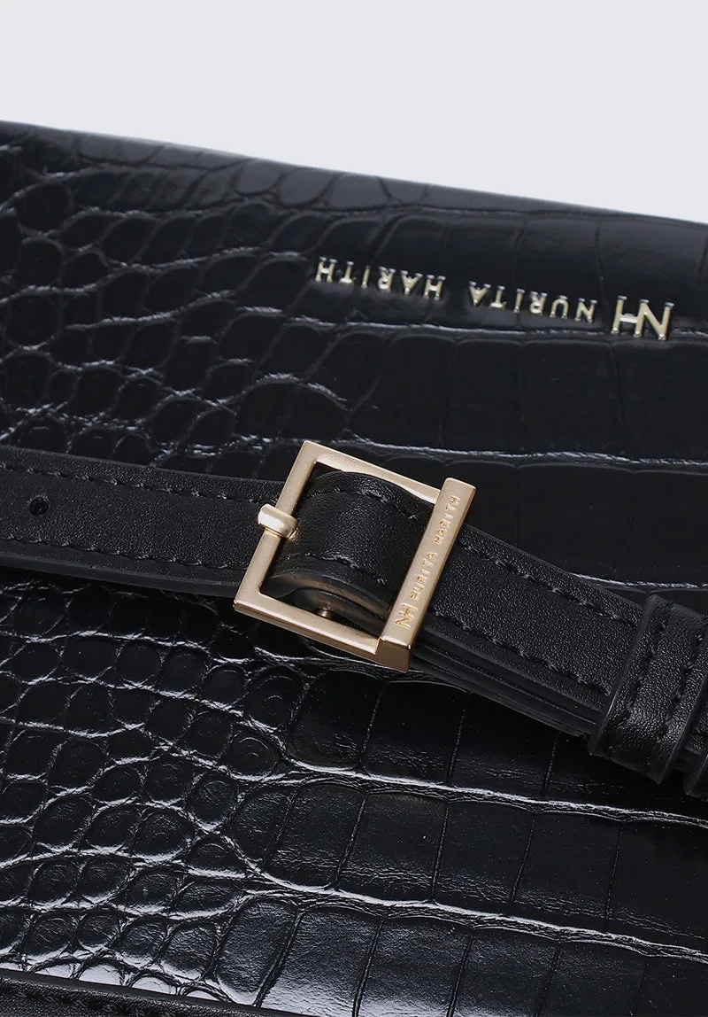Nurita Harith Noaya Bucket Bag (Black)