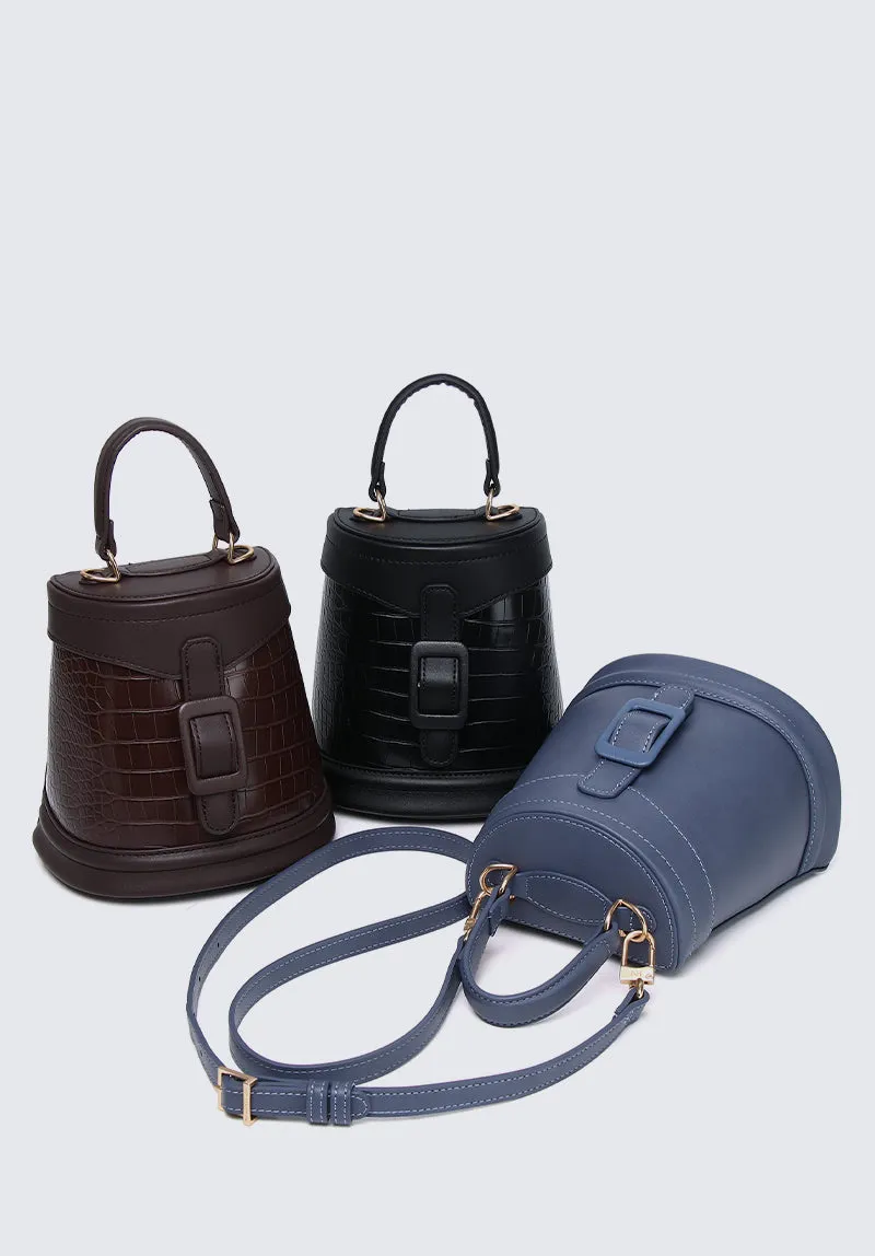 Nurita Harith Noaya Bucket Bag (Steel Blue)