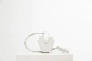 OUREA MINI | OFF WHITE Leather Handbag by NATURAE SACRA