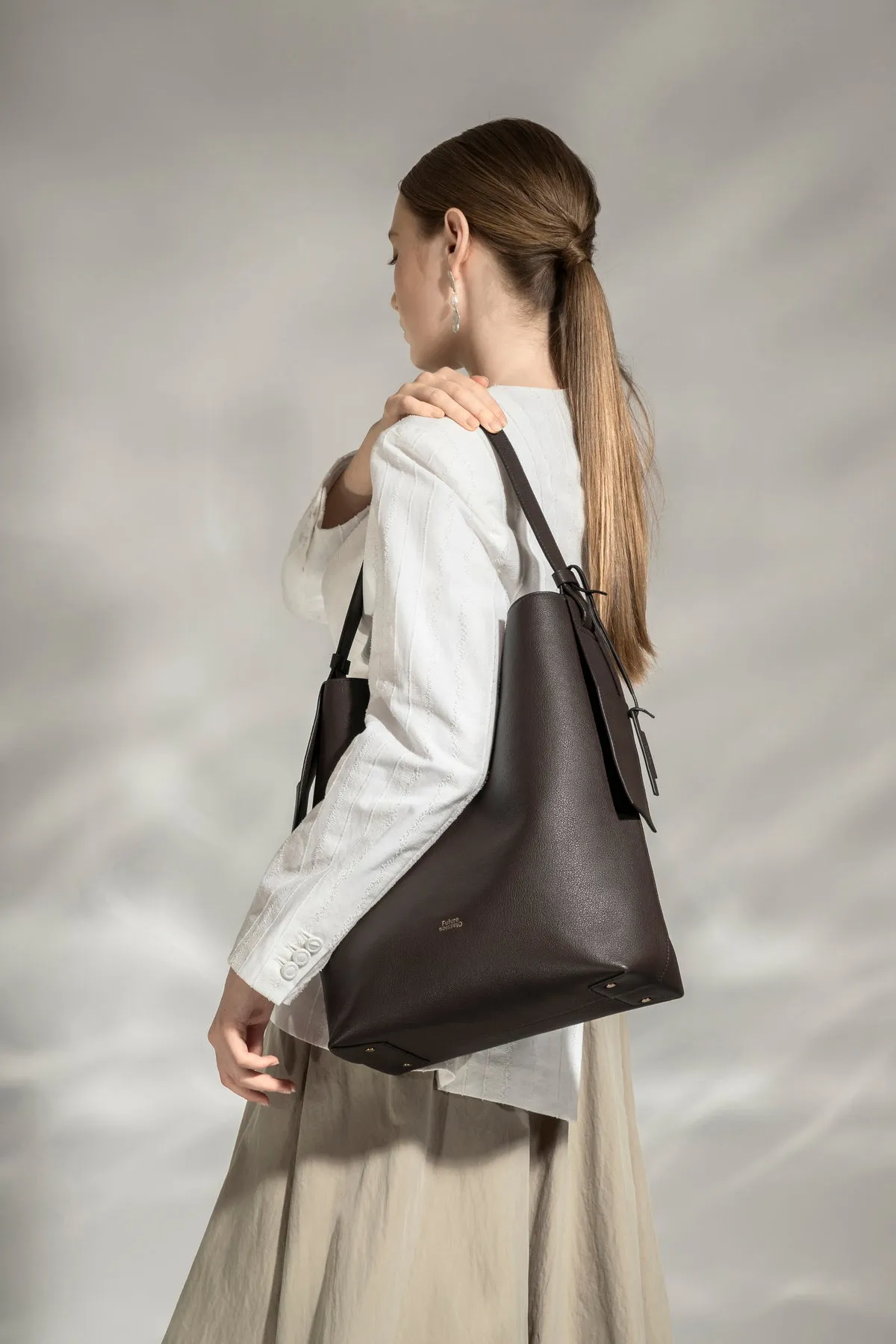 Oversized Petal Hobo