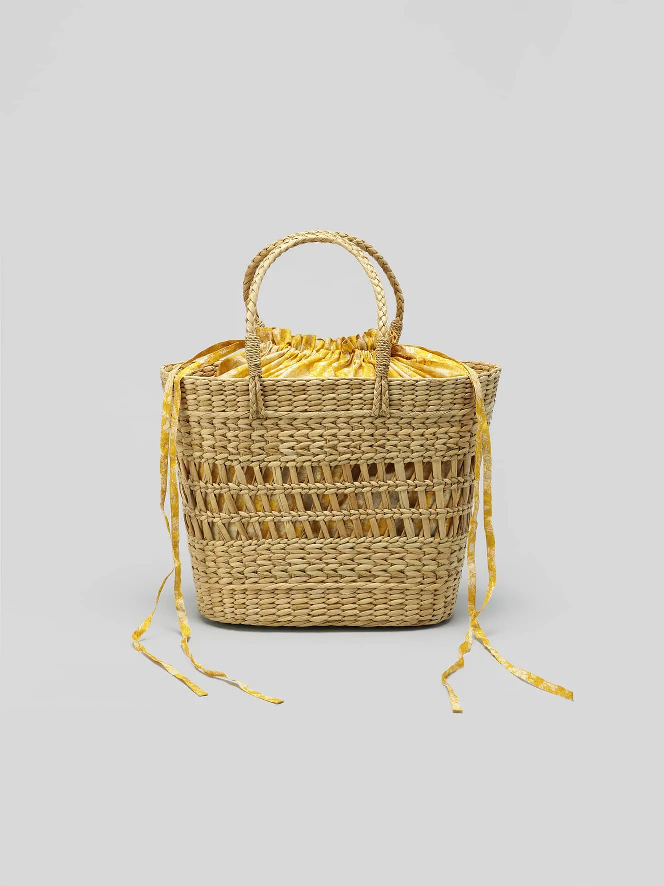 Oversized Straw bags - Orange/Yellow tones