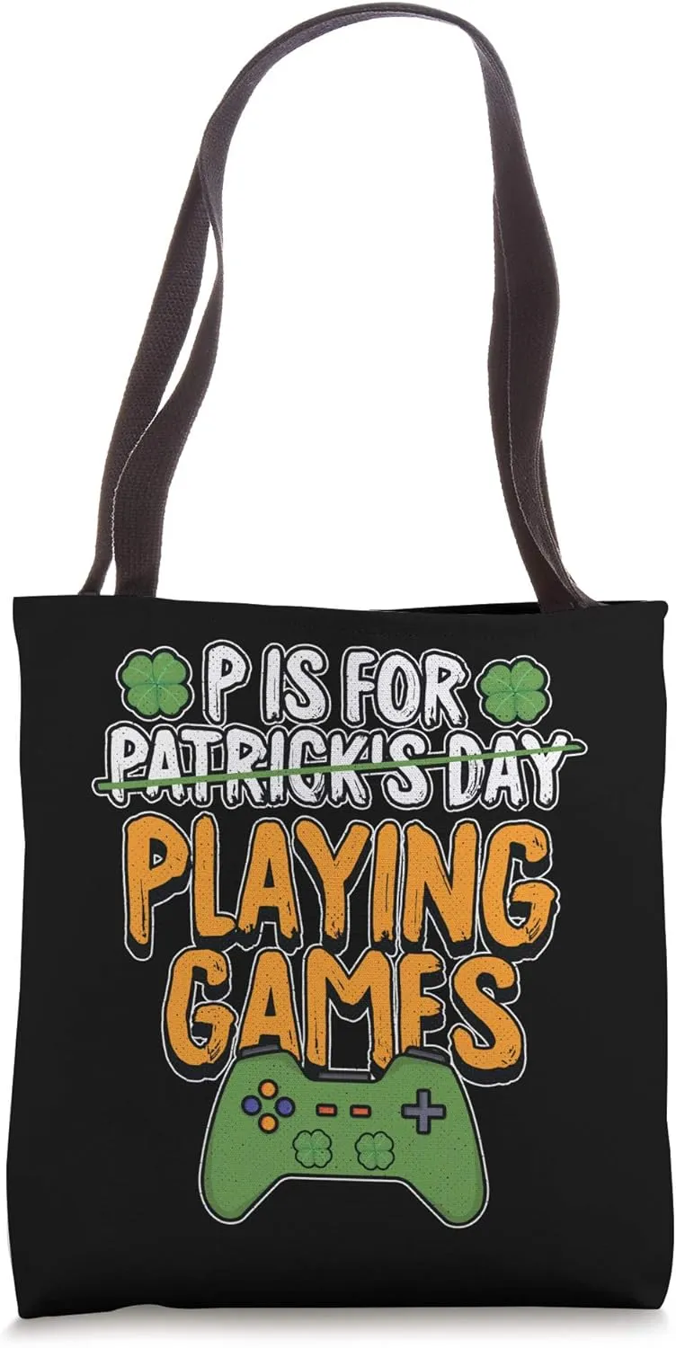 P Is For Playing Games Cinco De Mayo Mexican Fiesta Gamer Tote Bag