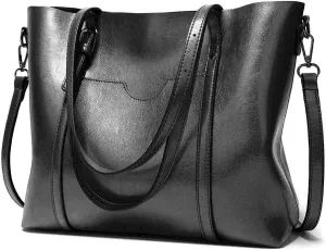 Pahajim Womens Leather Purses and Handbags Top Handle Satchel Bags Tote Bags Tote Purses for Women