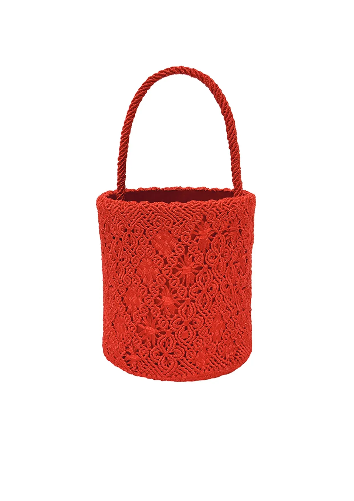 Palomino Handmade Macramé Suede Micro Bag